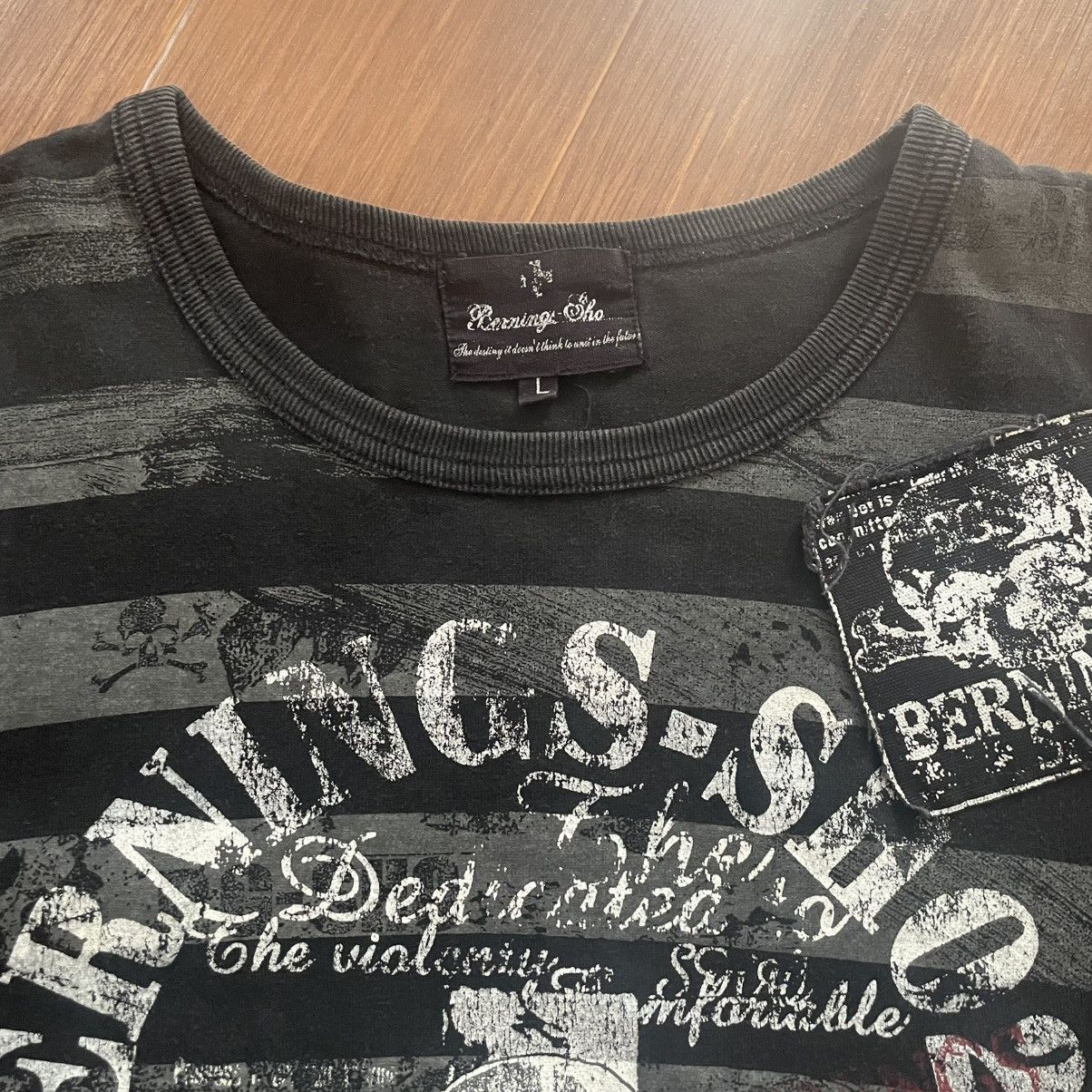BERNINGS SHO Bernings Sho striped tshirts Size US L / EU 52-54 / 3 - 3 Thumbnail
