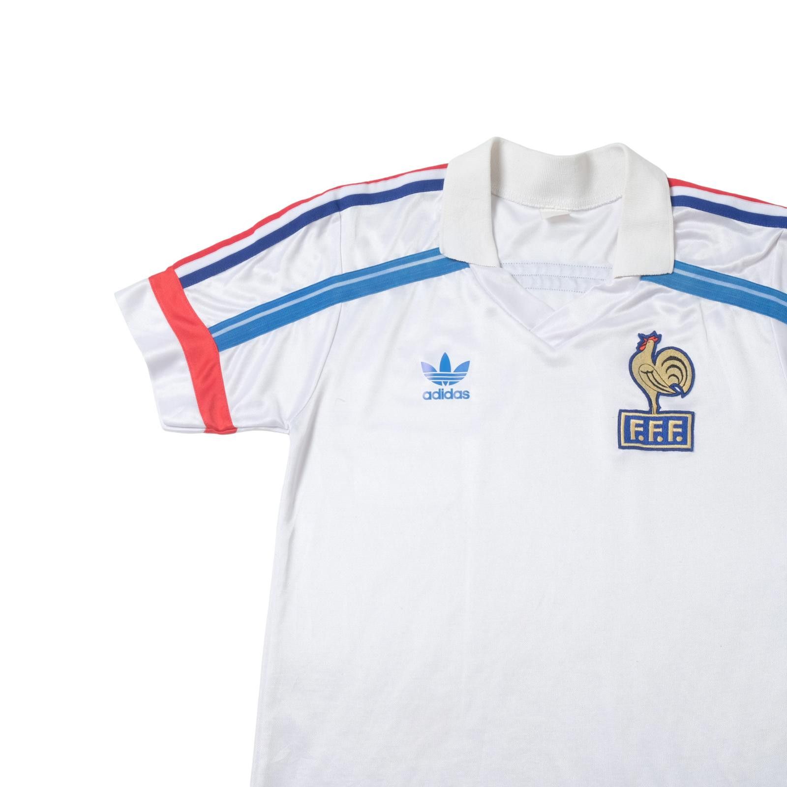 Adidas 1986/89 France Away Shirt Adidas (XS) Size US XS / EU 42 / 0 - 3 Thumbnail