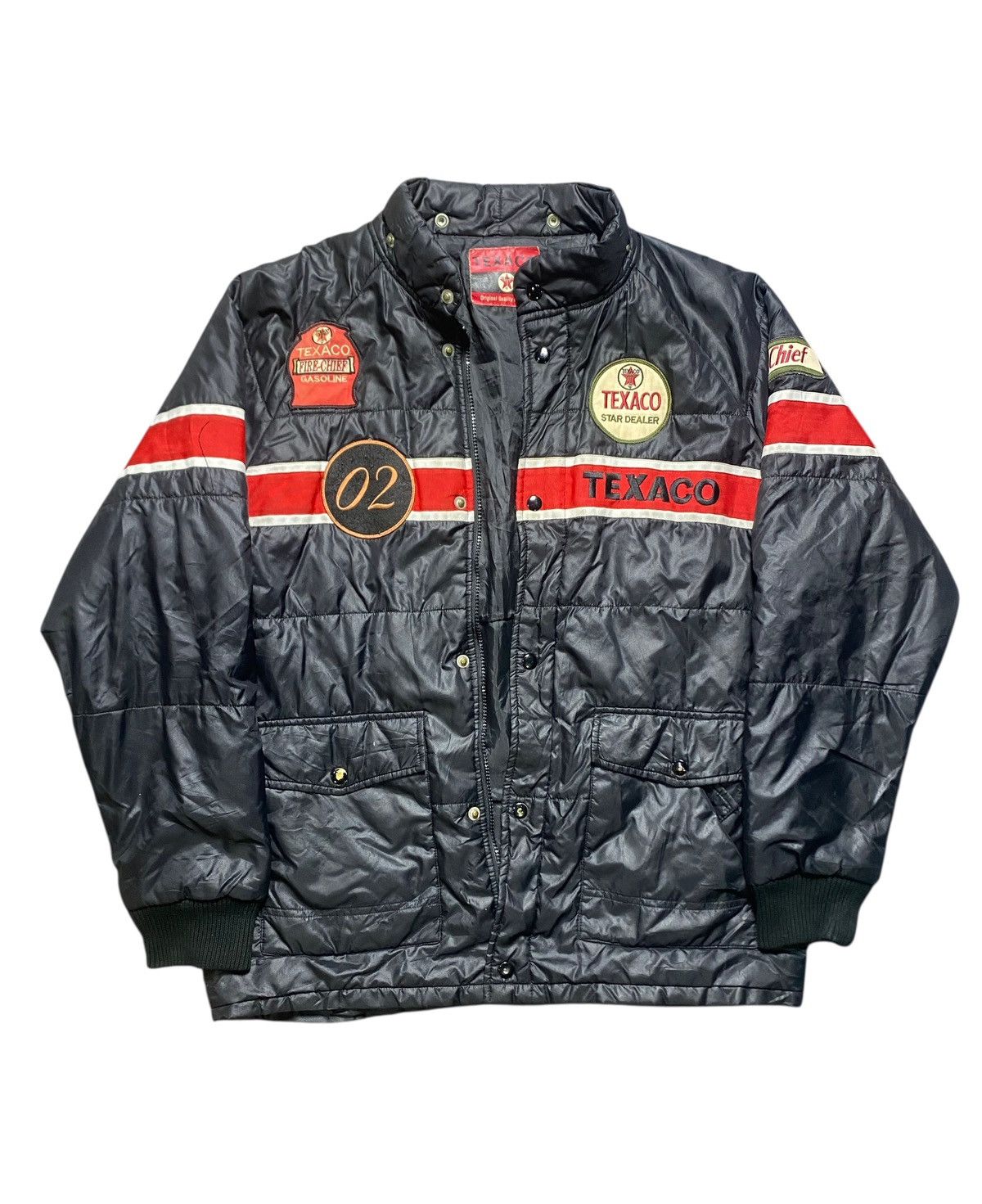 Japanese Brand VINTAGE TEXACO JACKET PUFFER Size US XL / EU 56 / 4 - 1 Thumbnail