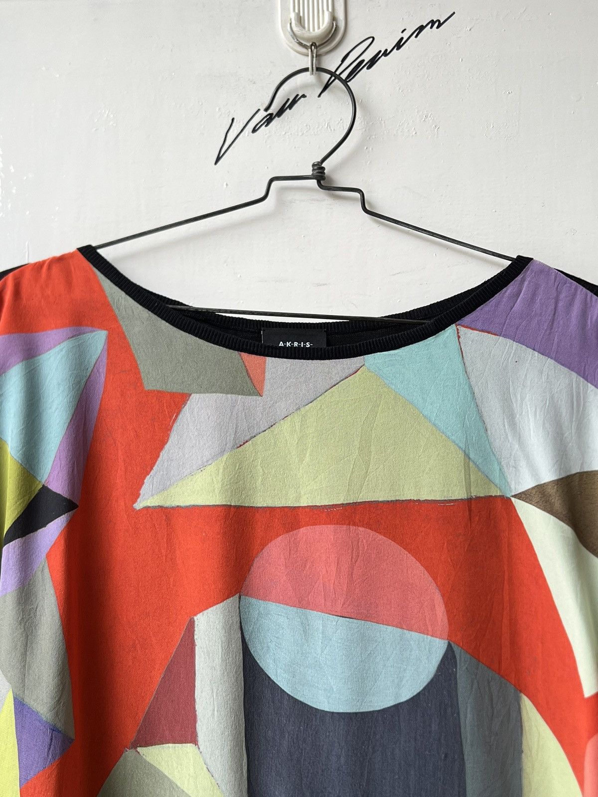 Akris AKRIS Abstract Motive T-shirt Size L / US 10 / IT 46 - 12 Thumbnail