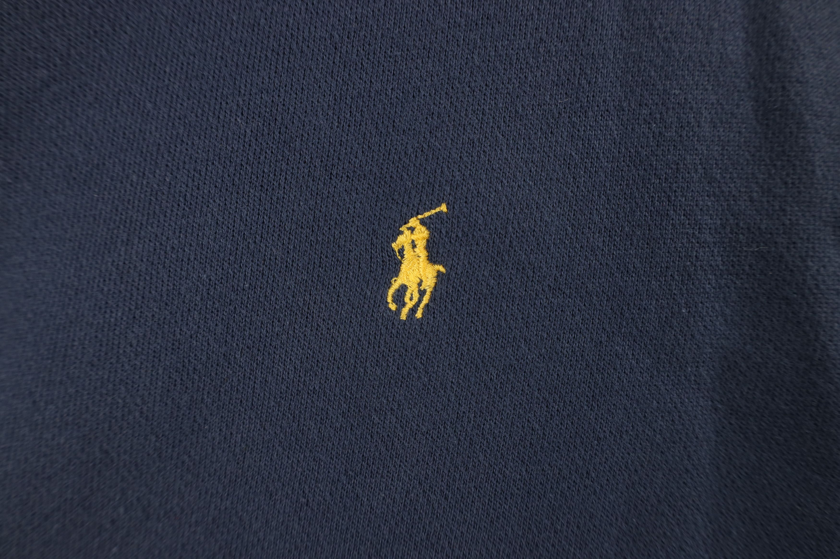 Polo Ralph Lauren Vintage 90s Ralph Lauren Pony Logo Crewneck Sweatshirt Blue Size US XL / EU 56 / 4 - 4 Thumbnail