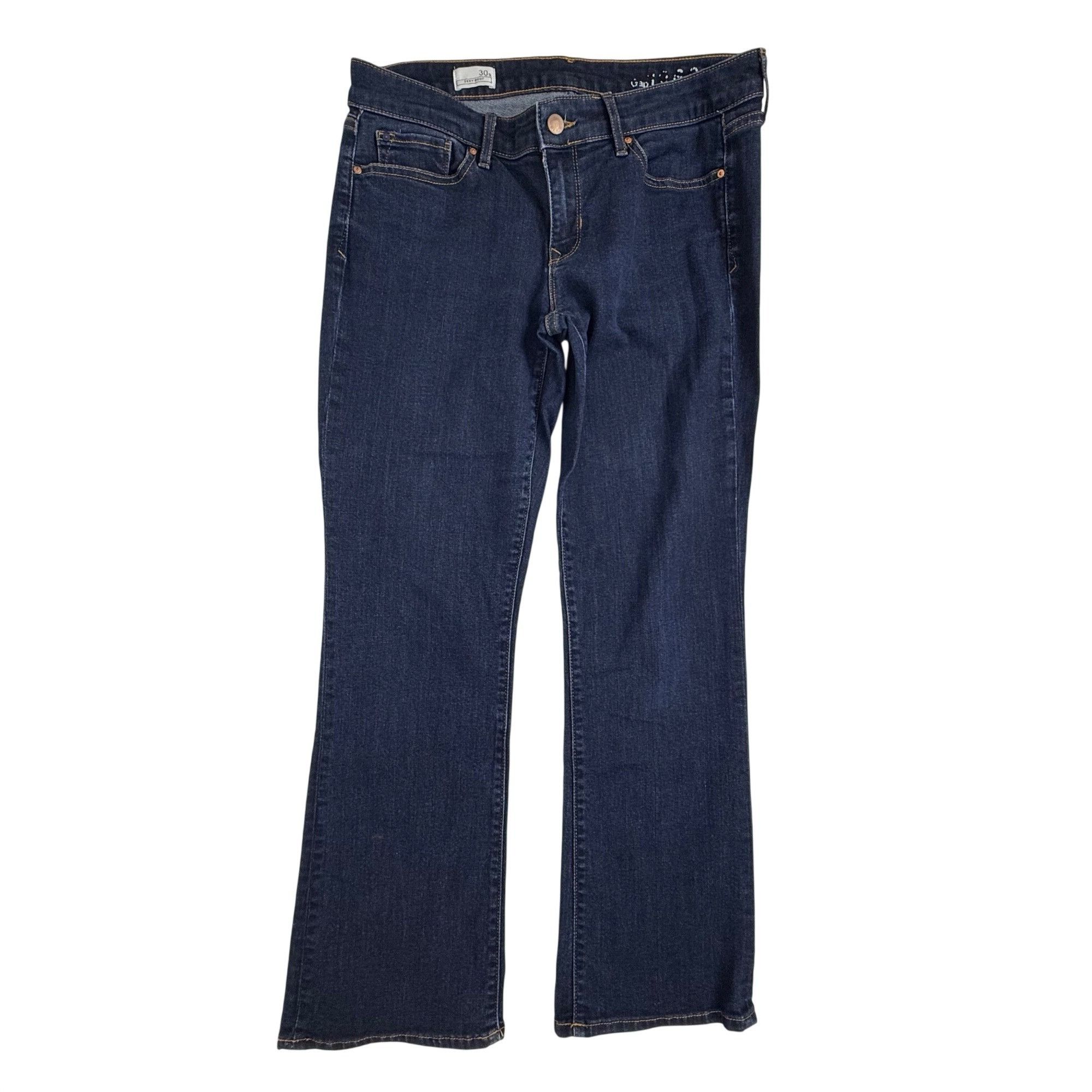 Gap Gap 1969 Women's Sexy Bootcut Dark-Wash Jeans Size 30 Short Size 30" / US 8 / IT 44 - 1 Thumbnail