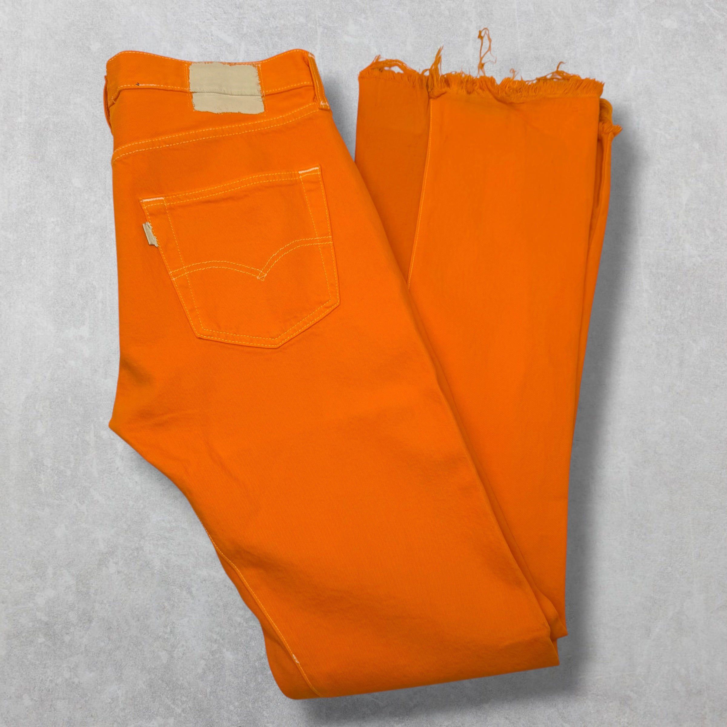 Gallery Dept. Gallery Dept. La Flare Orange Jeans 33 Size US 33 - 3 Thumbnail