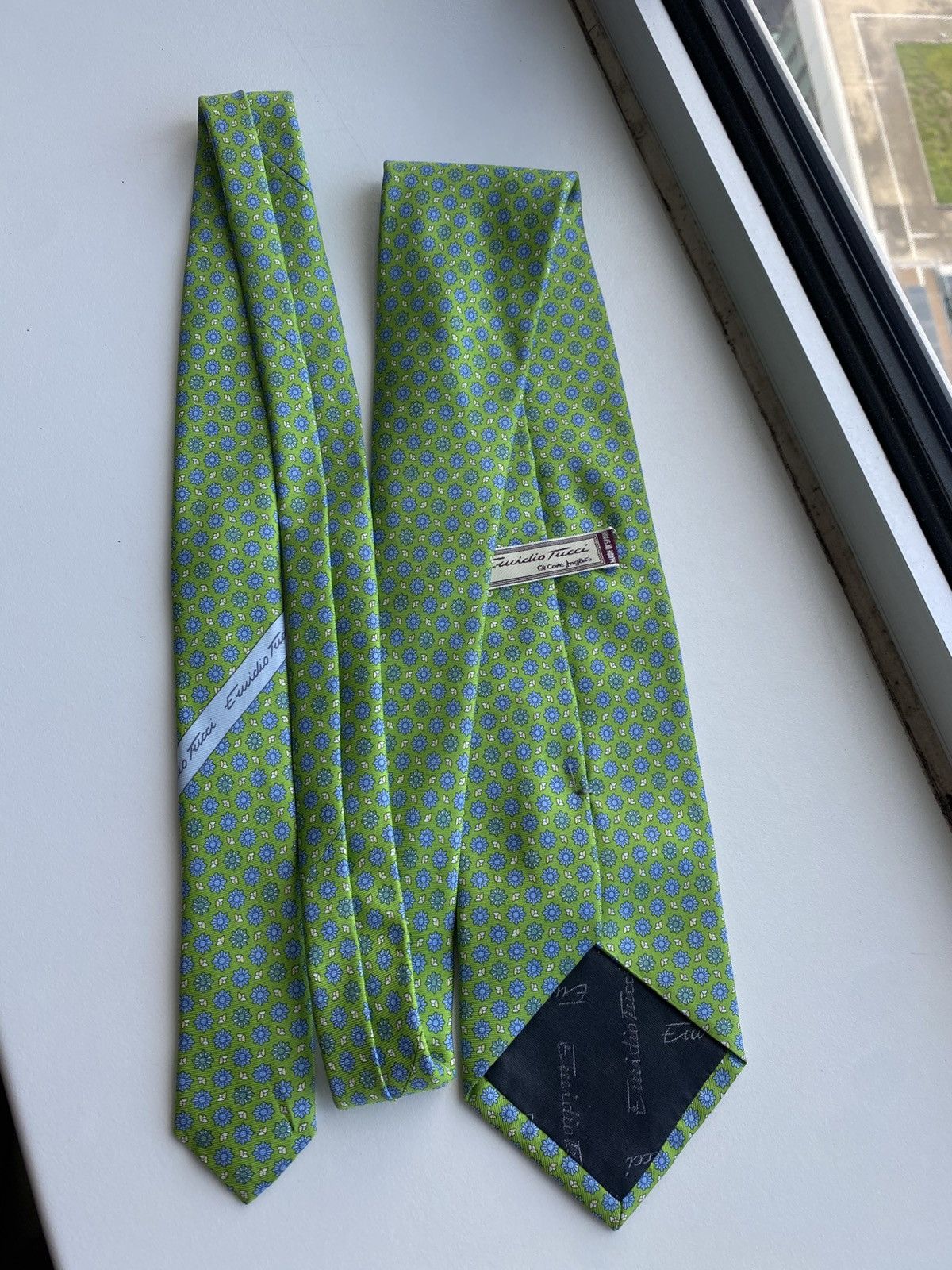 Designer Emilio Pucci Wool Tie Size ONE SIZE - 1 Thumbnail