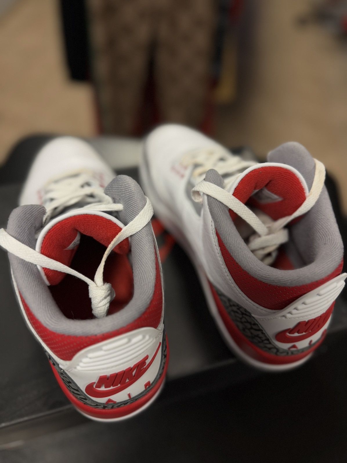 Jordan Brand × Nike Jordan 3 Fire Red Size 11 (DN3707-160) 🧼 W/ BOX Size US 11 / EU 44 - 7 Thumbnail