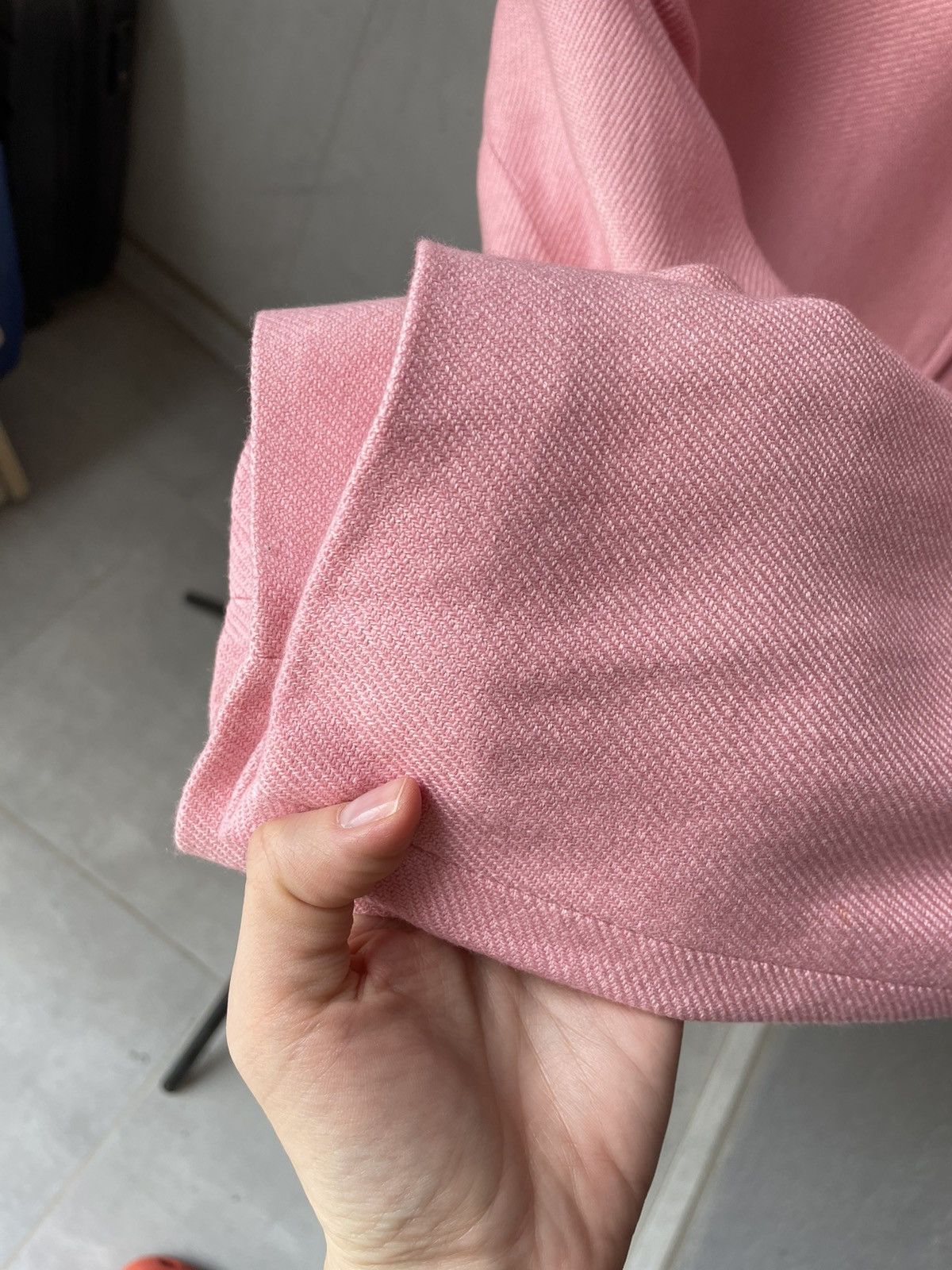 Escada Vintage Escada Piacenza Cashmere Silk Jacket Pink Size S / US 4 / IT 40 - 9 Thumbnail