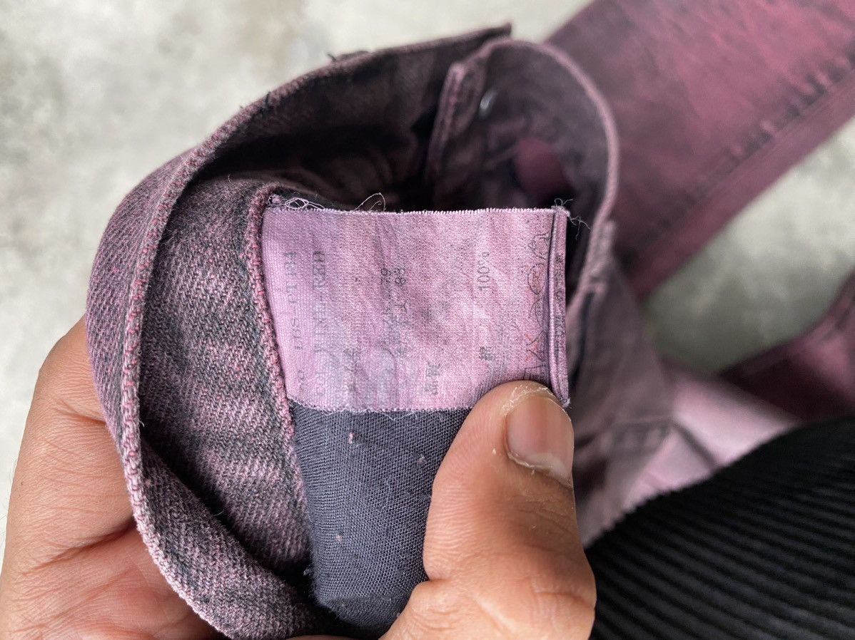 Seditionaries Lowbox Archival Seditionaries Red Wine Acid Washed Jeans Size US 32 / EU 48 - 7 Thumbnail