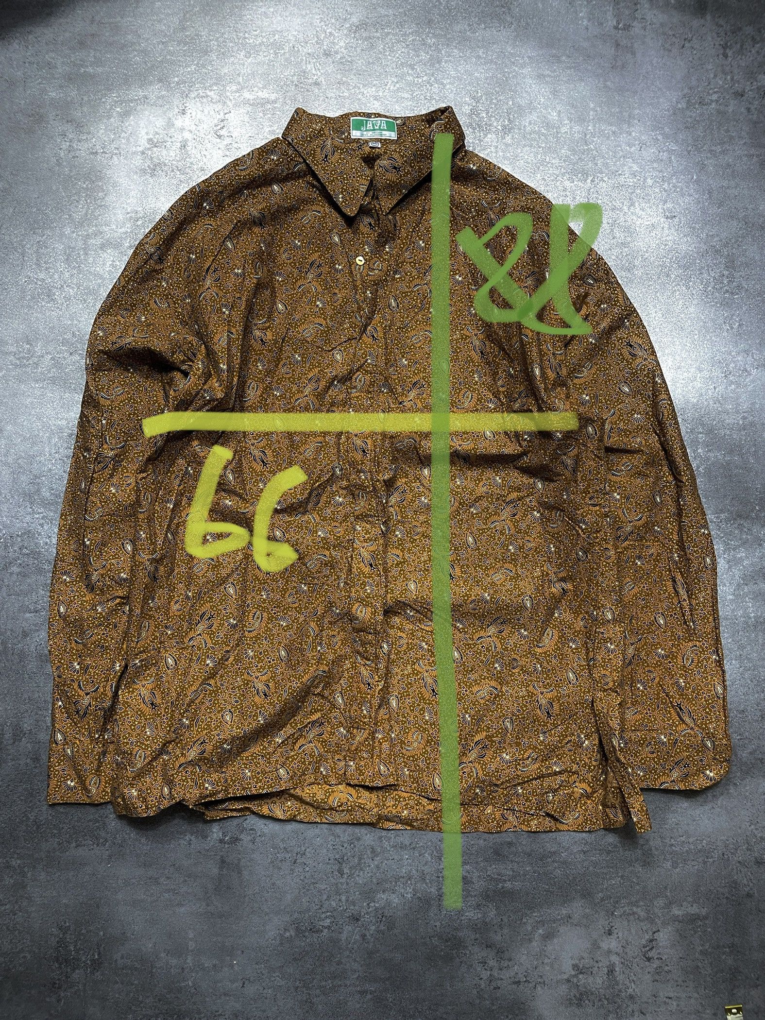 Vintage Vintage Y2K Shirt Solid Indonesia All Over Print Size US XXL / EU 58 / 5 - 5 Thumbnail