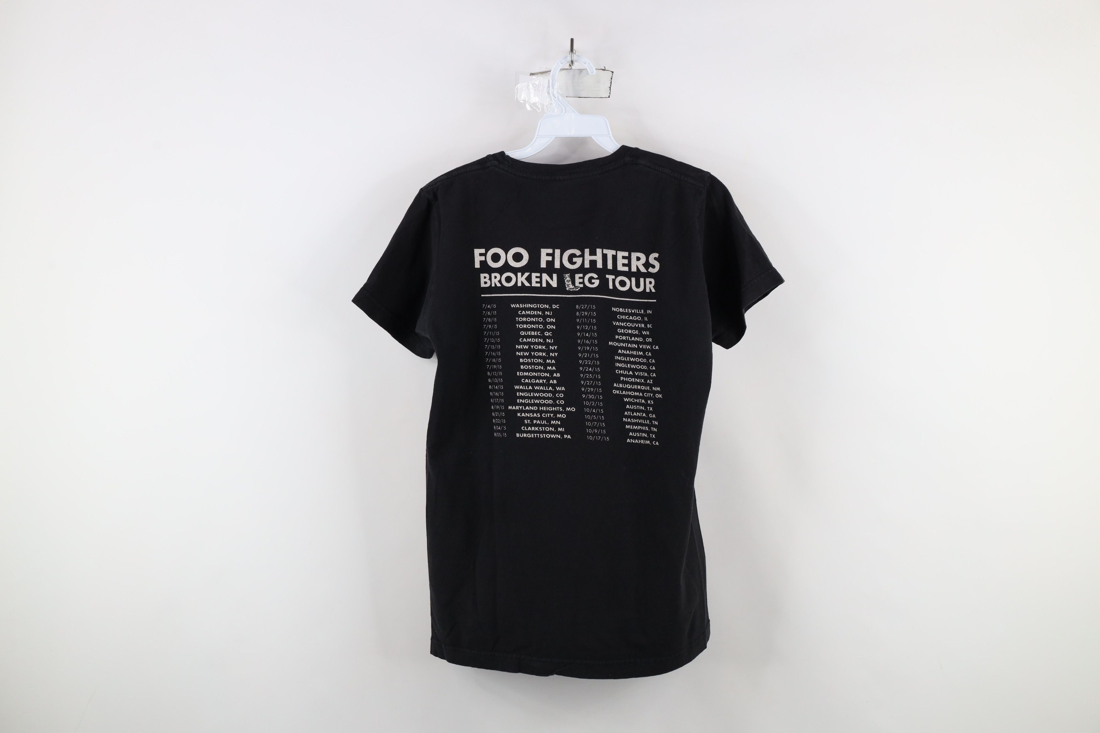 Vintage Vintage Y2K Break A Leg Tour Foo Fighters Band T-Shirt Size US S / EU 44-46 / 1 - 12 Thumbnail