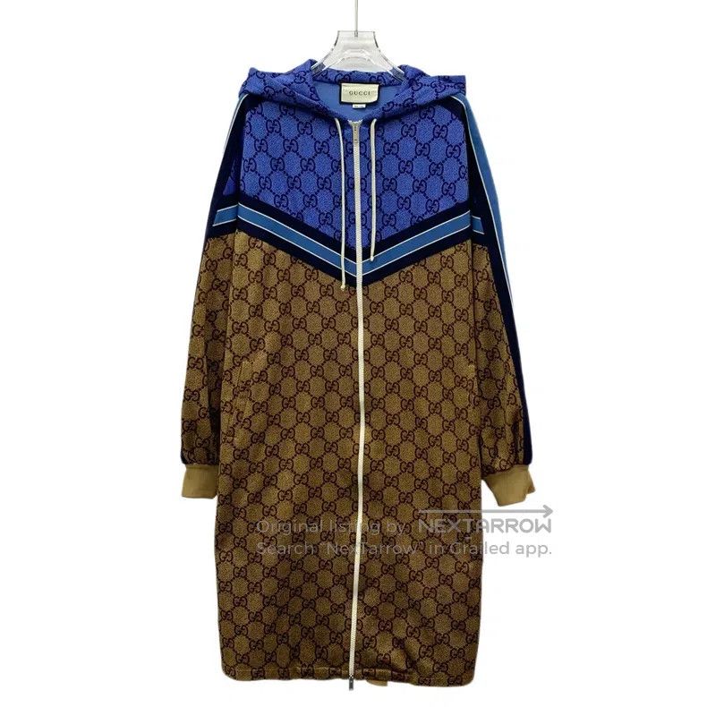 Gucci Gucci Colour block logo jacquard full print hooded drawstr Size M / US 6-8 / IT 42-44 - 1 Thumbnail