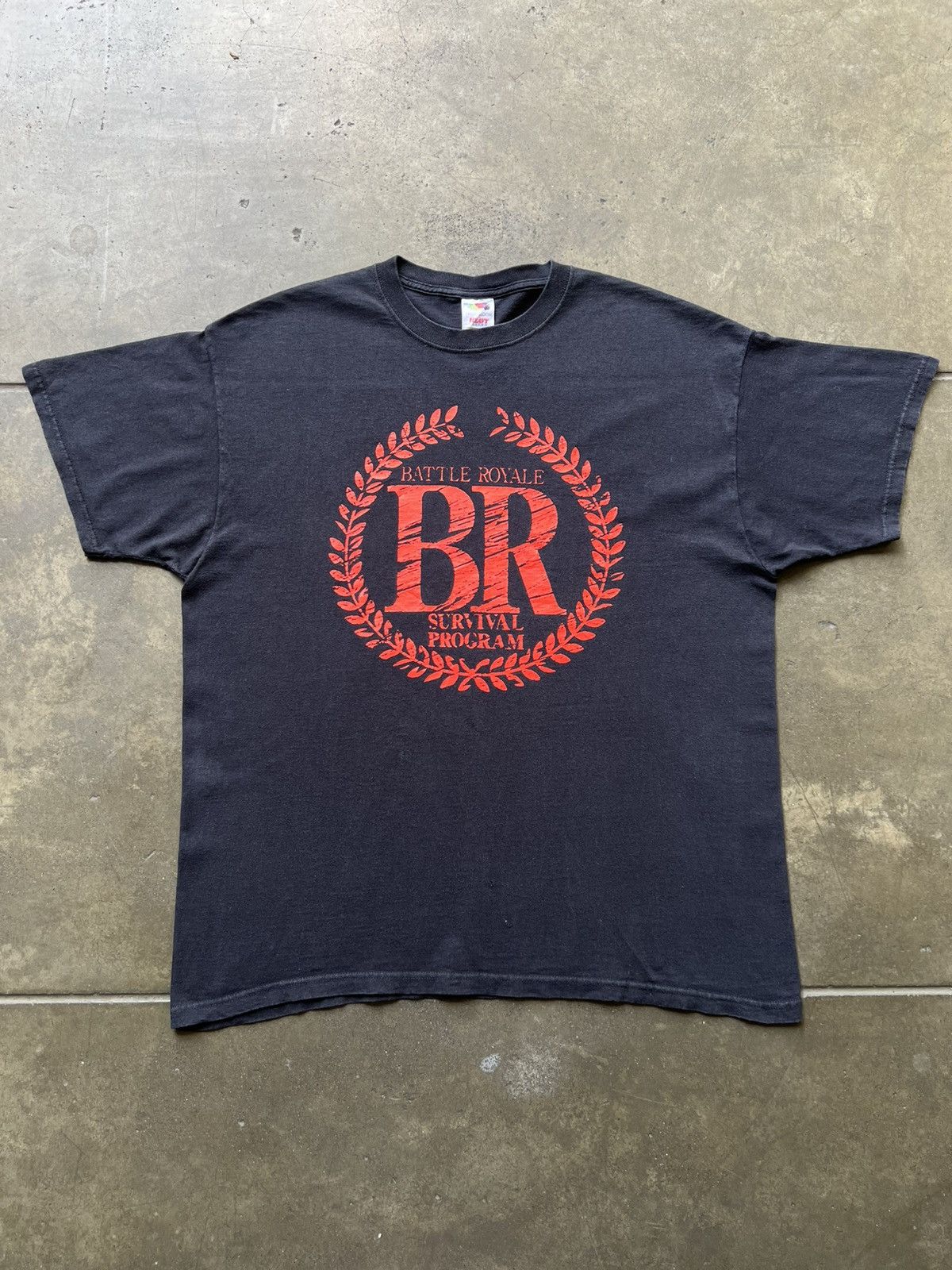 Vintage 2000 Battle Royale Survival Program Movie Promo Tee Shirt Size US XL / EU 56 / 4 - 1 Thumbnail