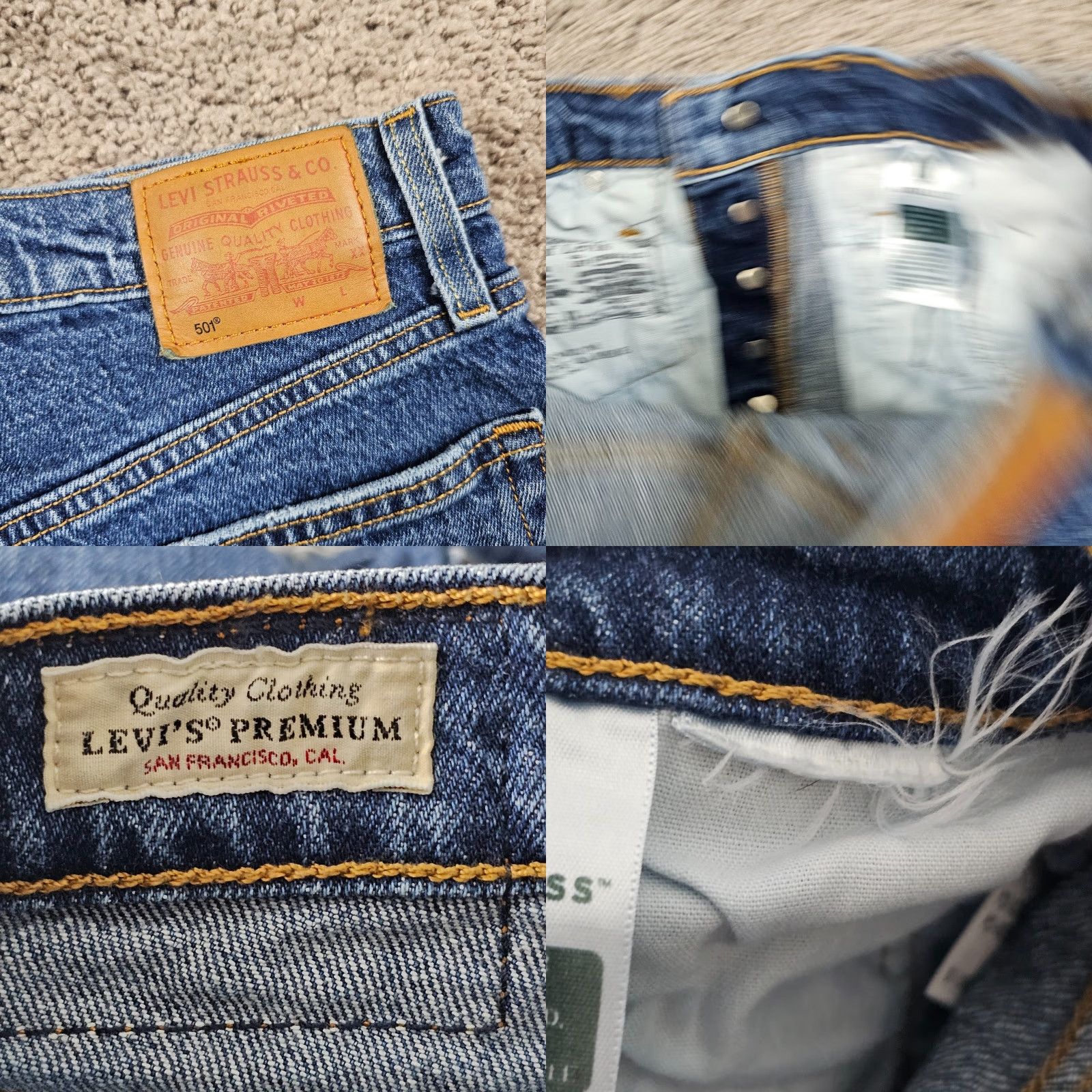 Levi's VINTAGE Levi's 501 Shorts Womens Medium Blue Denim Cut-Off 24" Waist Casual Size 24" / US 00 / IT 34 - 8 Thumbnail