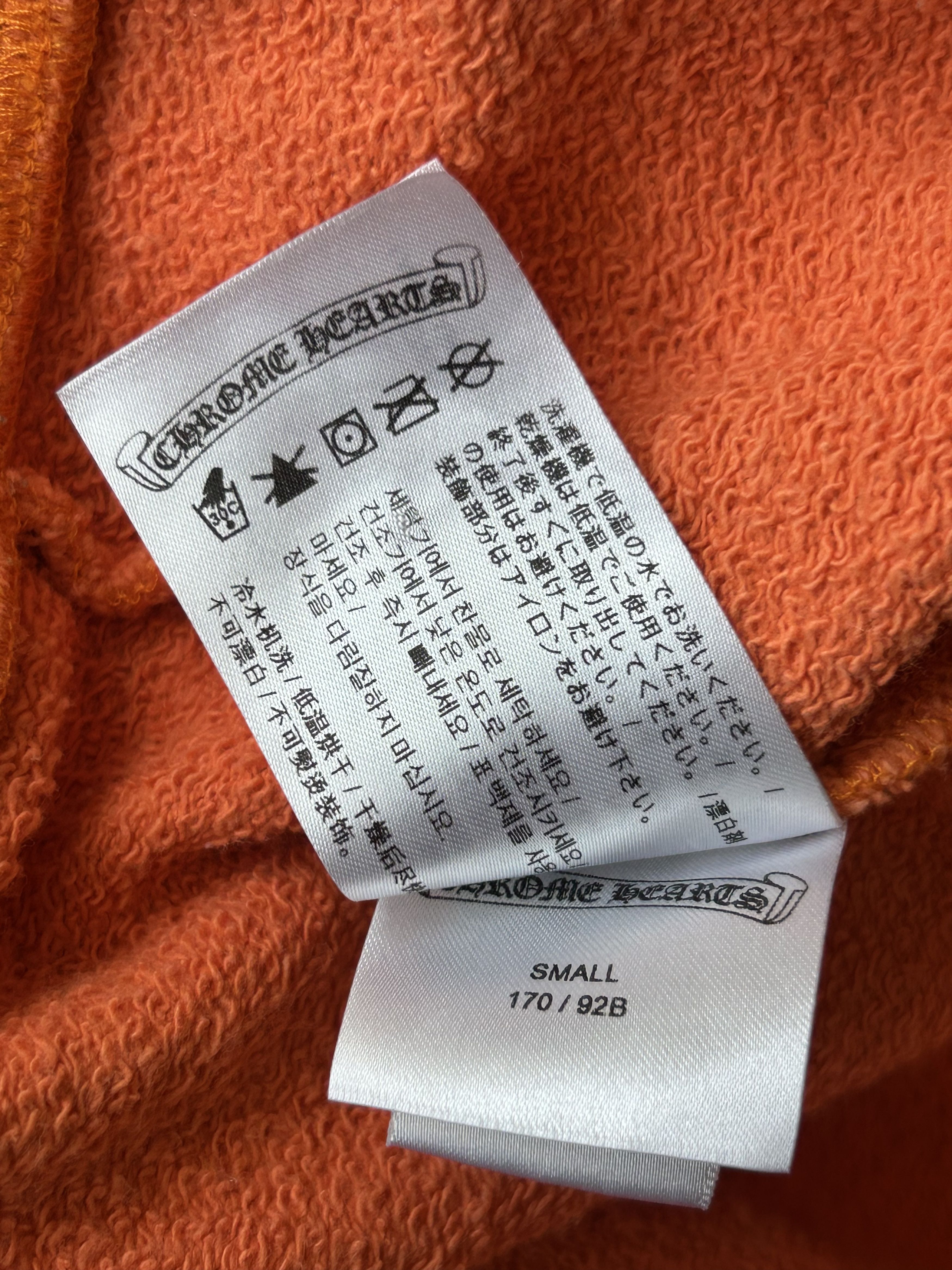 Chrome Hearts Chrome Hearts Orange & Black Dagger Logo Sweater Size US S / EU 44-46 / 1 - 6 Thumbnail