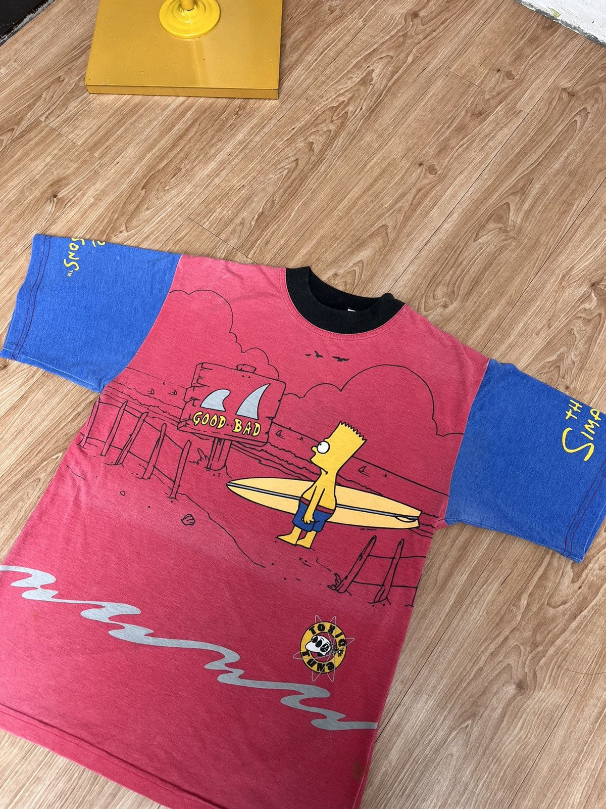The Simpsons × Vintage Vintage Rare 90s The Simpsons "Surfer" All Over Print Size US M / EU 48-50 / 2 - 6 Thumbnail