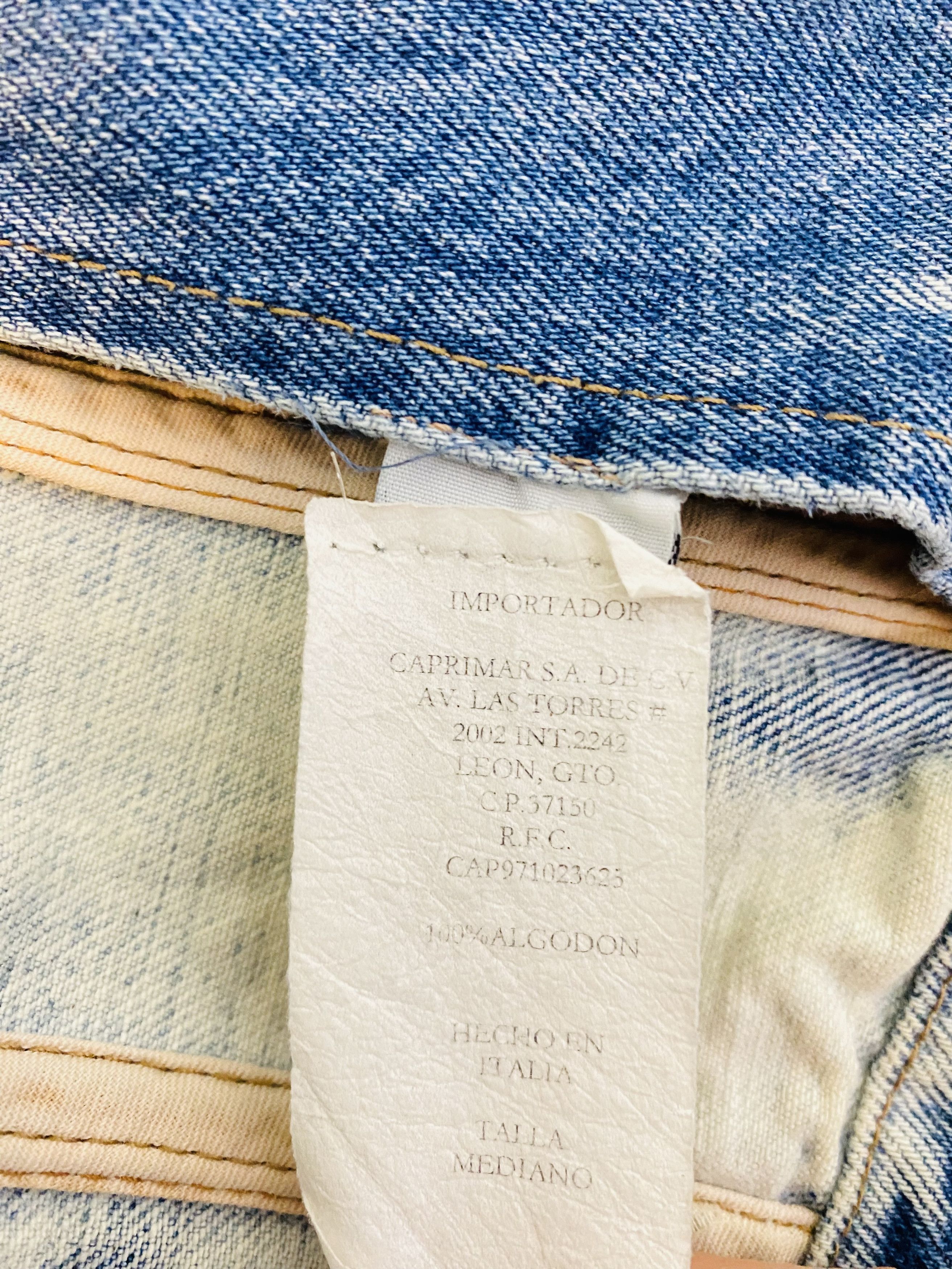 Roberto Cavalli Roberto Cavalli Acid Wash Tie Dye Denim Cow Statement Jacket Size S / US 4 / IT 40 - 9 Thumbnail