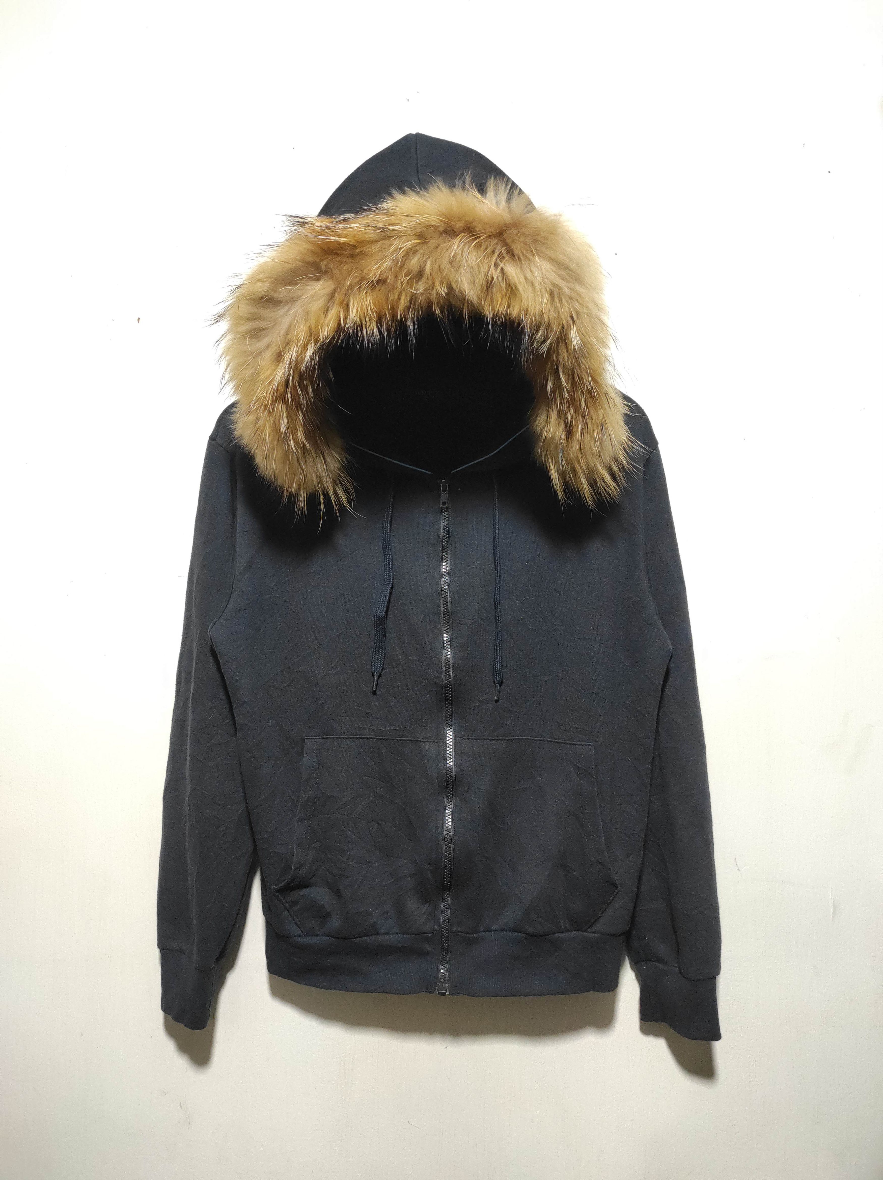Hysteric Glamour DNT Black Zipper Fur Hoodie LGB IfSixWasNine style Size US S / EU 44-46 / 1 - 2 Thumbnail