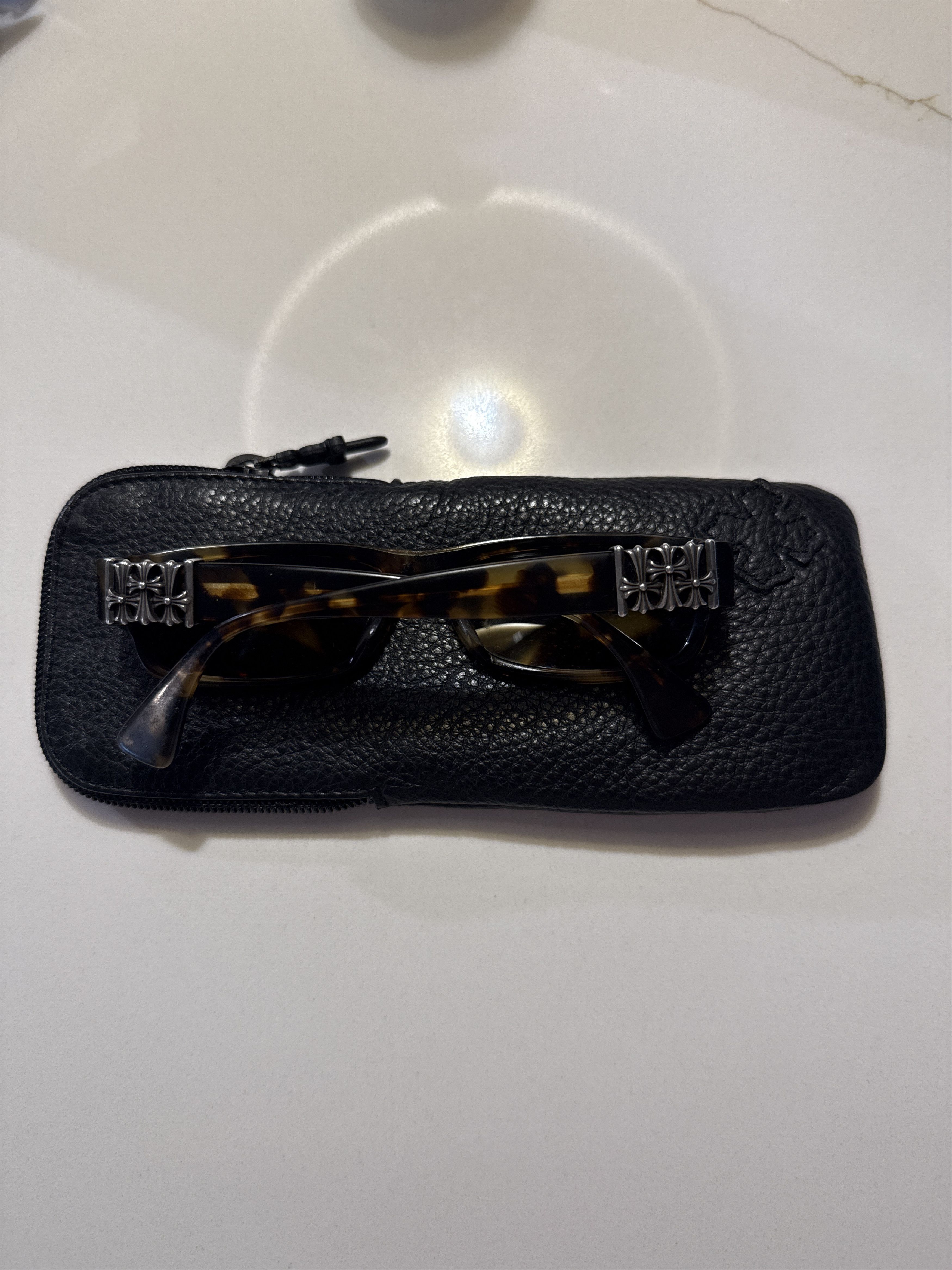 Chrome Hearts Chrome Hearts BELOW ME Sunglasses Silver Cemetery Cross Size ONE SIZE - 14 Thumbnail