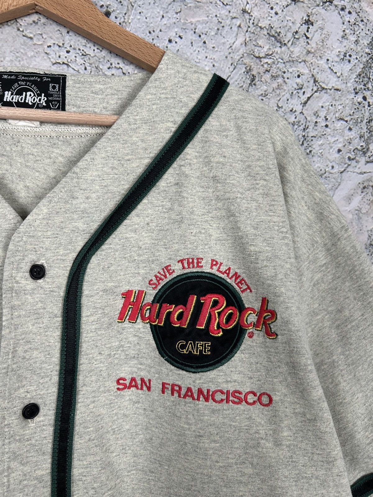 Hard Rock Cafe Vintage Hard Rock Cafe San Francisco MLB 90s Jersey Rare Size US L / EU 52-54 / 3 - 3 Thumbnail