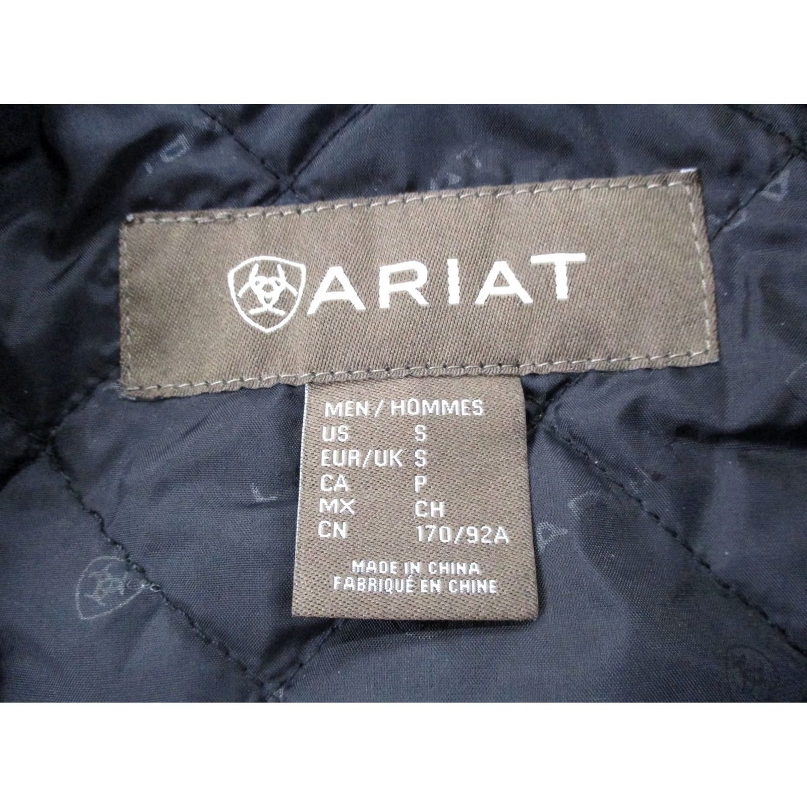 Ariat Ariat Vest Jacket Mens S Gray Puffer Quilted Lined Lightweight Windproof Pockets Zip Full Zip Outdoor 90s Theme Size US S / EU 44-46 / 1 - 7 Thumbnail