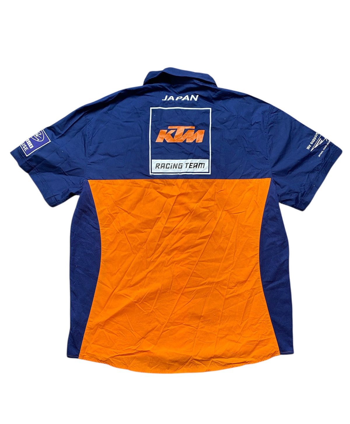 Japanese Brand VINTAGE KTM RACING TEAM JAPAN SHIRT Size US L / EU 52-54 / 3 - 13 Thumbnail