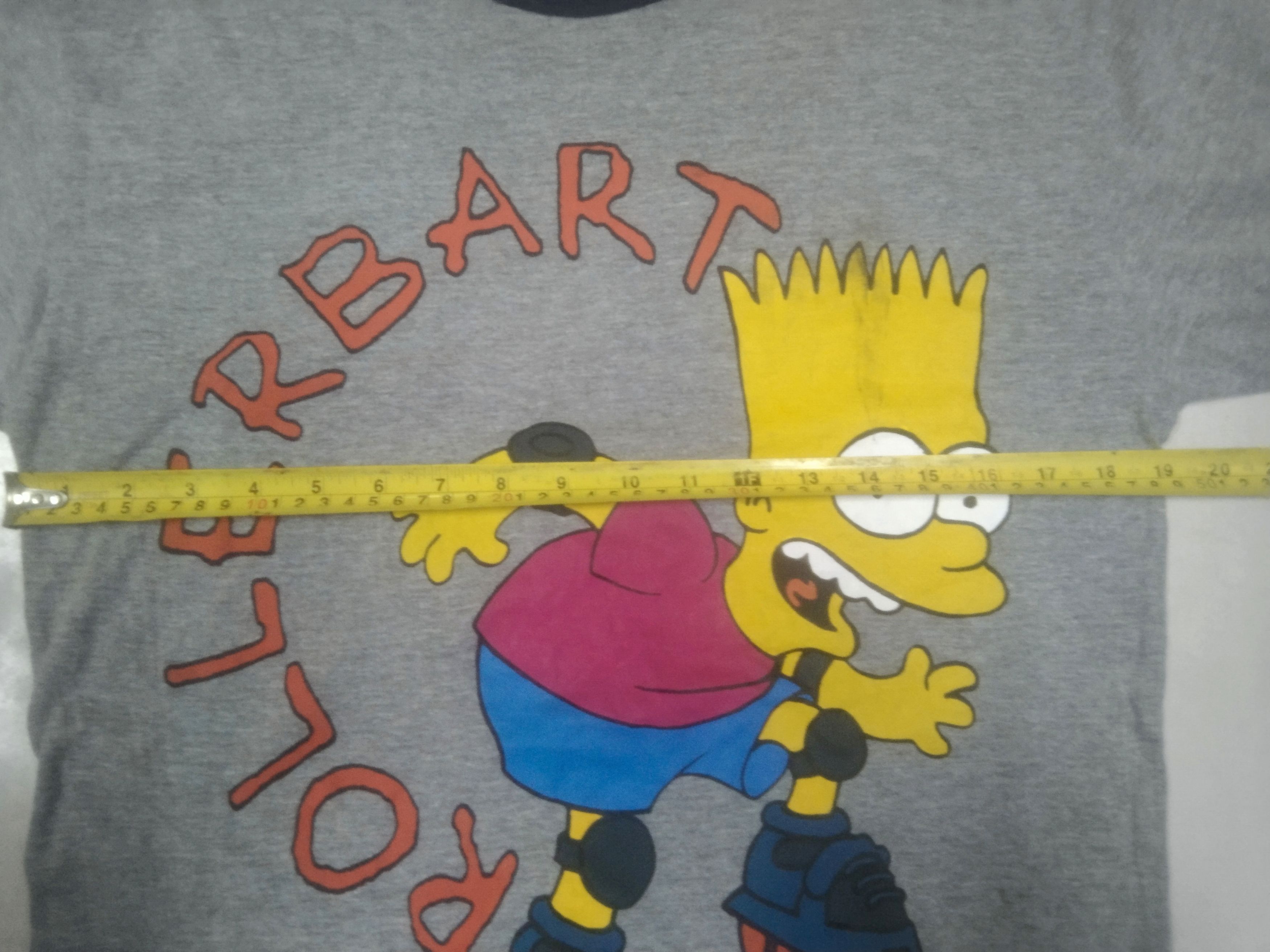 Cartoon Network × The Simpsons Bart Simpson ringer T-Shirt Size US M / EU 48-50 / 2 - 7 Thumbnail