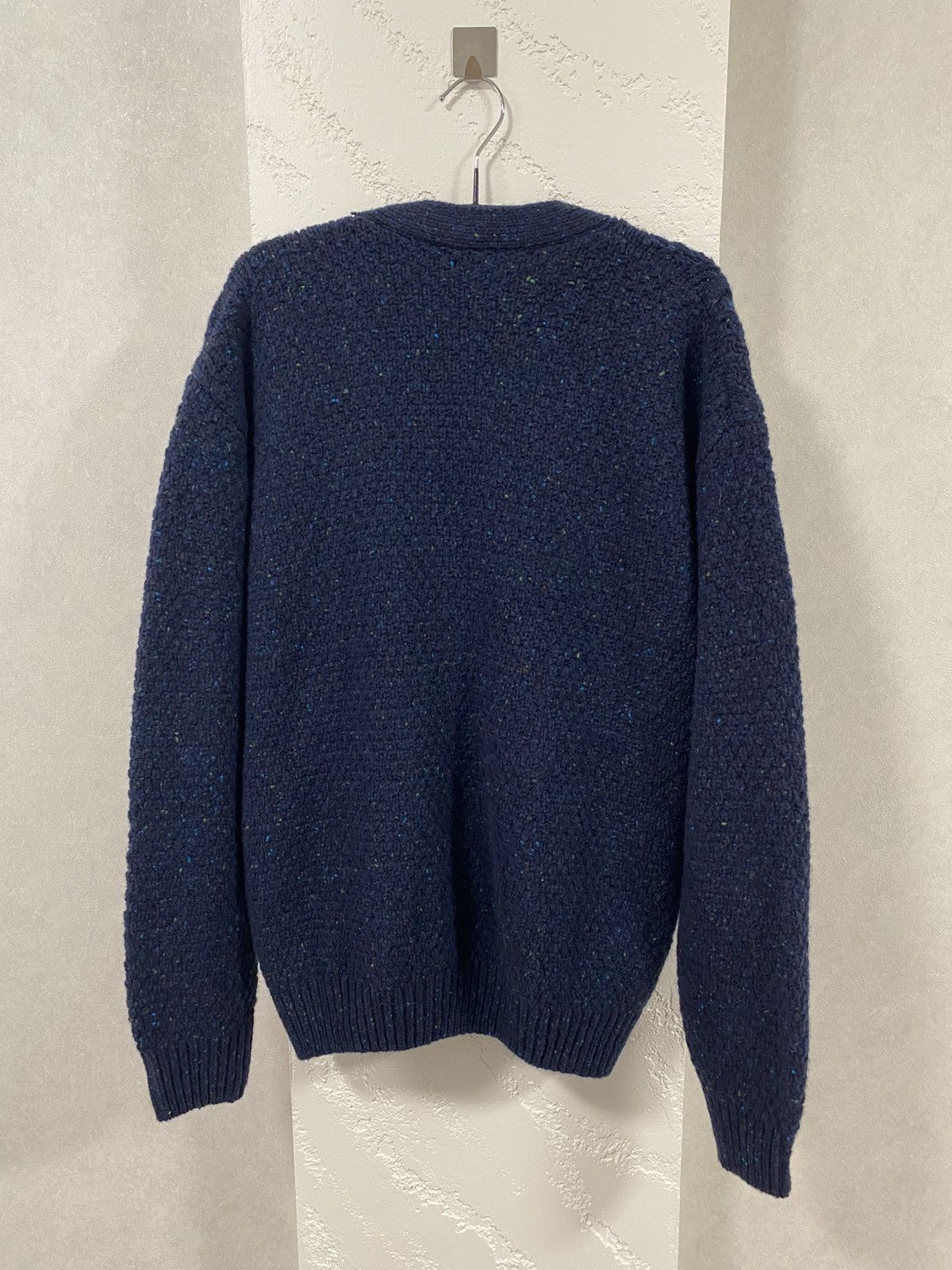 Baracuta Baracuta Cable Knit Flecked Speckled Nep Knit Cardigan Sz: M Size US M / EU 48-50 / 2 - 7 Thumbnail