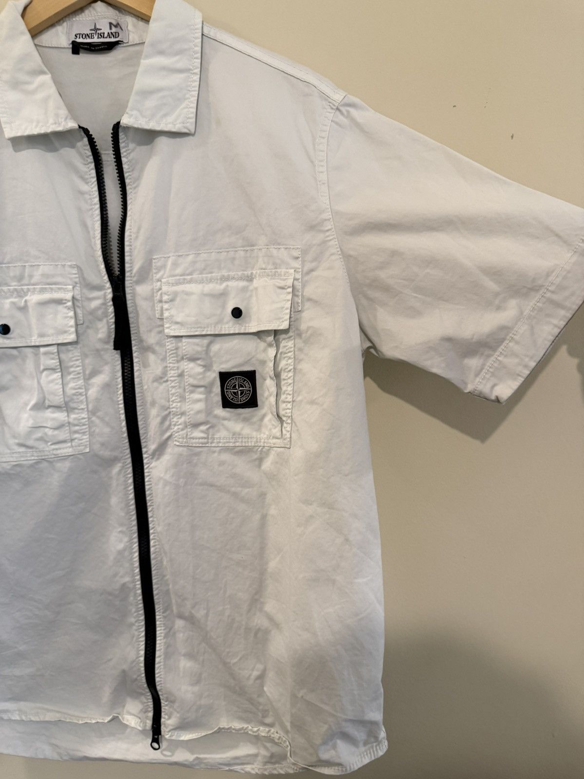 Stone Island Stone Island Zip Up Double Pocket Shirt Size US L / EU 52-54 / 3 - 4 Thumbnail