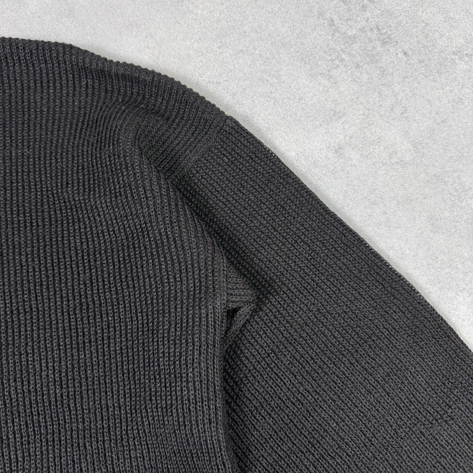 Lacoste Vintage Lacoste Chemise Wool Cardigan Size 4 Black Size US M / EU 48-50 / 2 - 17 Thumbnail