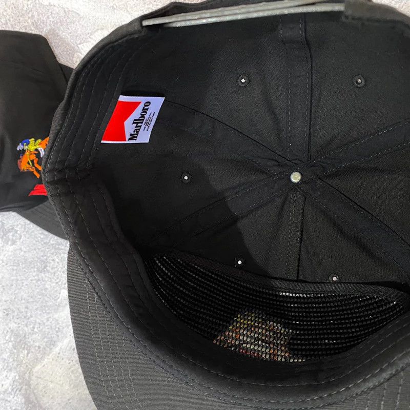 Other Marlboro Vintage Baseball Cap Black Size ONE SIZE - 3 Thumbnail