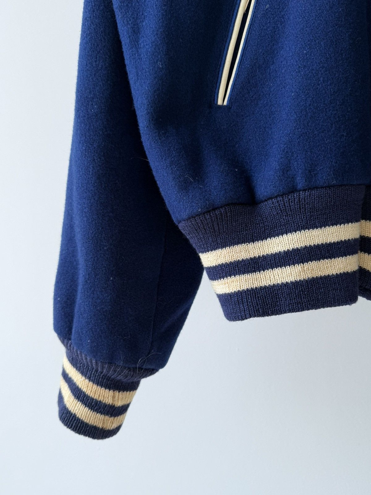 Vintage Vintage 60s Hatchers Varsity College Bomber Jacket Size US L / EU 52-54 / 3 - 4 Thumbnail
