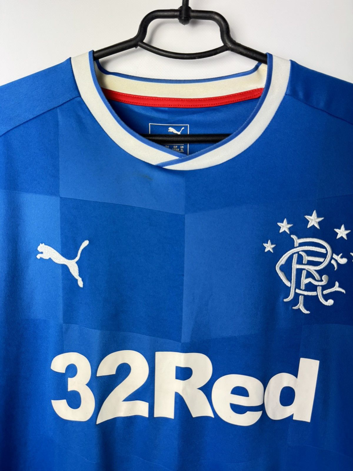 Puma Glasgow Rangers 2017 2018 Home Shirt Soccer Jersey Puma Size US XXL / EU 58 / 5 - 3 Thumbnail