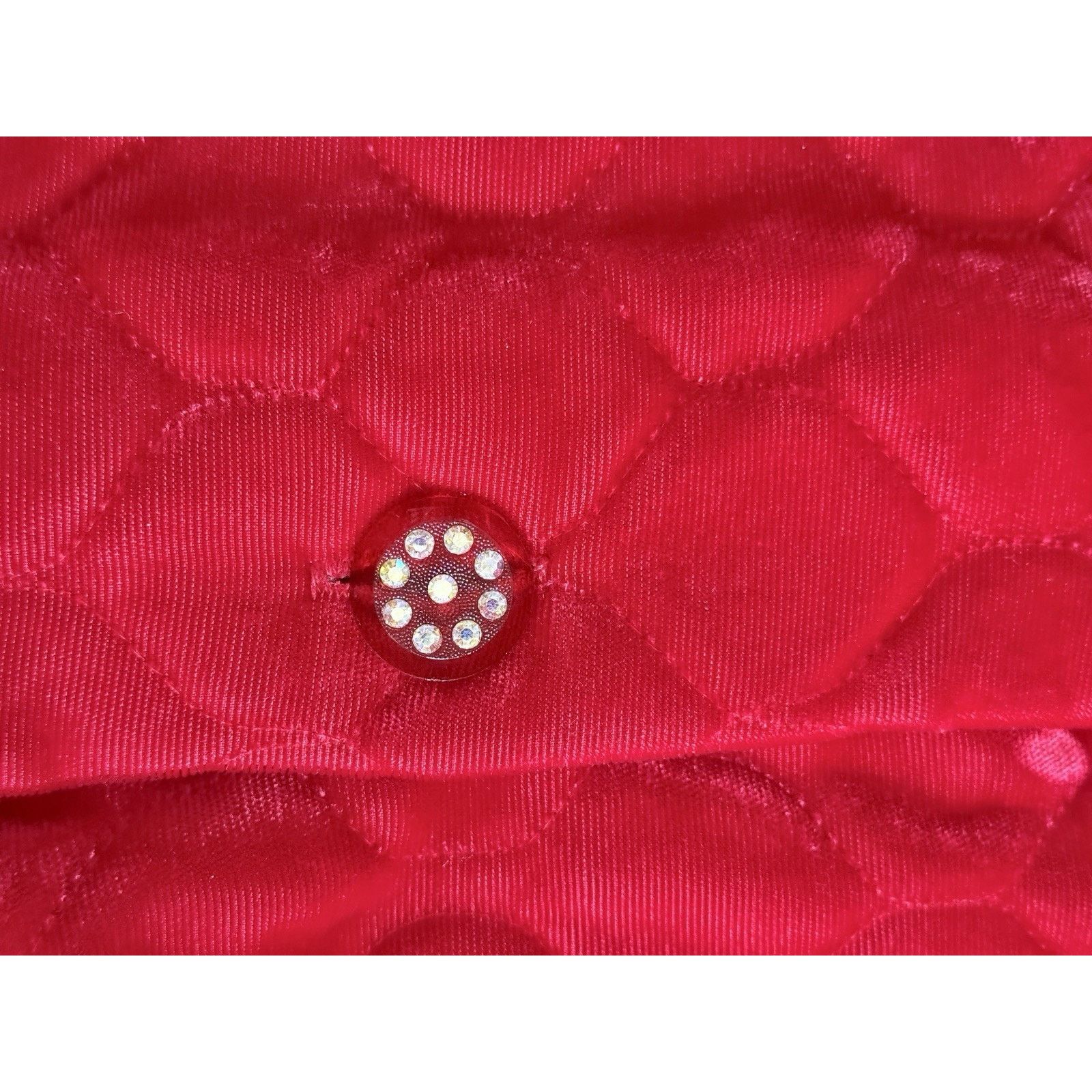 Albert Nipon Vintage Albert Nipon Coat Quilted Velvet Red Size 14 Glamour Size XL / US 12-14 / IT 48-50 - 7 Thumbnail