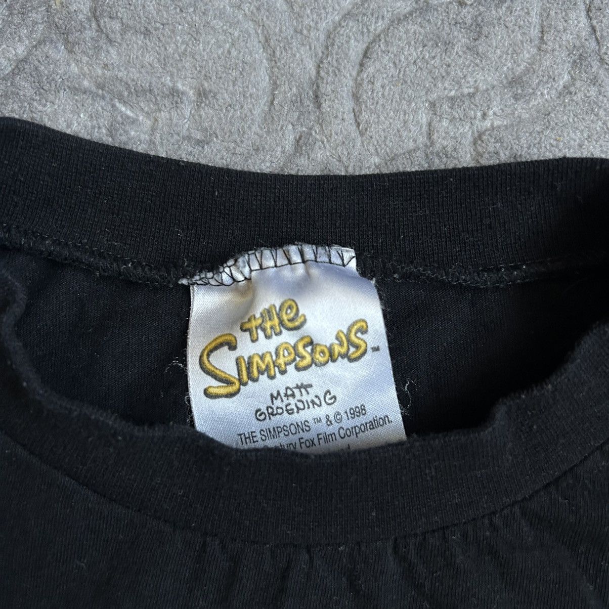 The Simpsons × Vintage Vintage The Simpsons tee Bart face black Size US XL / EU 56 / 4 - 4 Thumbnail