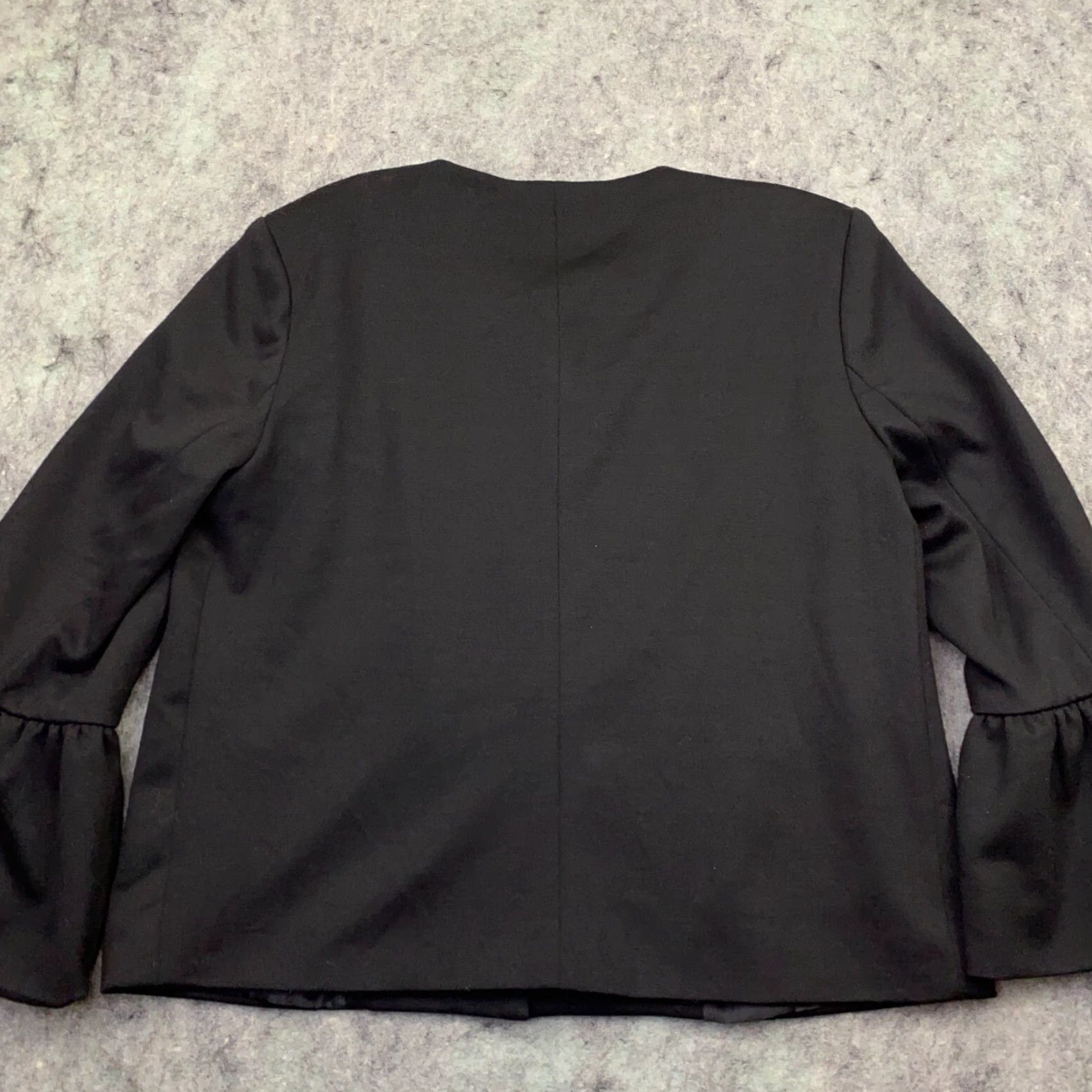 Vintage Jules & Leopold Womens Jacket Small Black Open Front Casual Blazer Coat Stretch Button Size S / US 4 / IT 40 - 7 Thumbnail