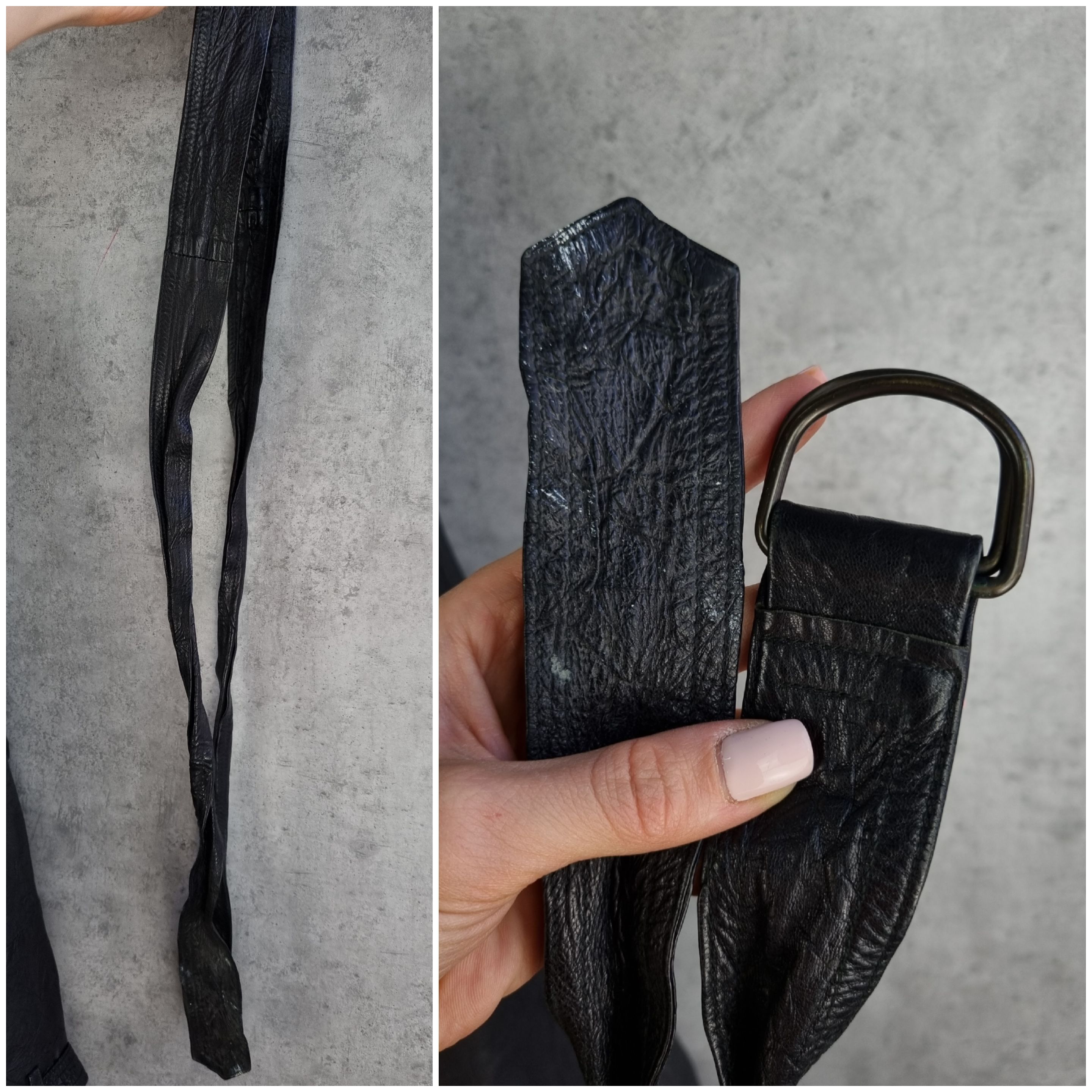 Japanese Brand Unique Double Breasted Long Leather Coat Vintage Trench Size US L / EU 52-54 / 3 - 22 Thumbnail