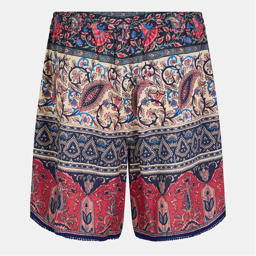 Valentino o1g2r1mq0526 Val Cotton Chino Shorts in Multicolor Size US 30 / EU 46 - 2 Thumbnail
