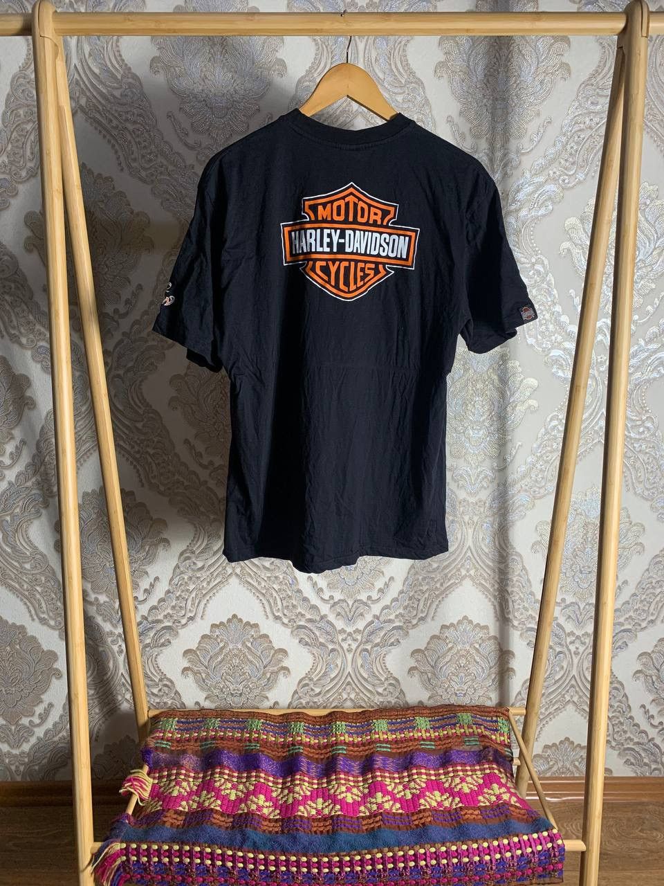Harley Davidson × Vintage VERY RARE HARLEY DAVIDSON USA BIG LOGO WOLF EMBLEM MOTOCYCLE Size US XXL / EU 58 / 5 - 7 Thumbnail