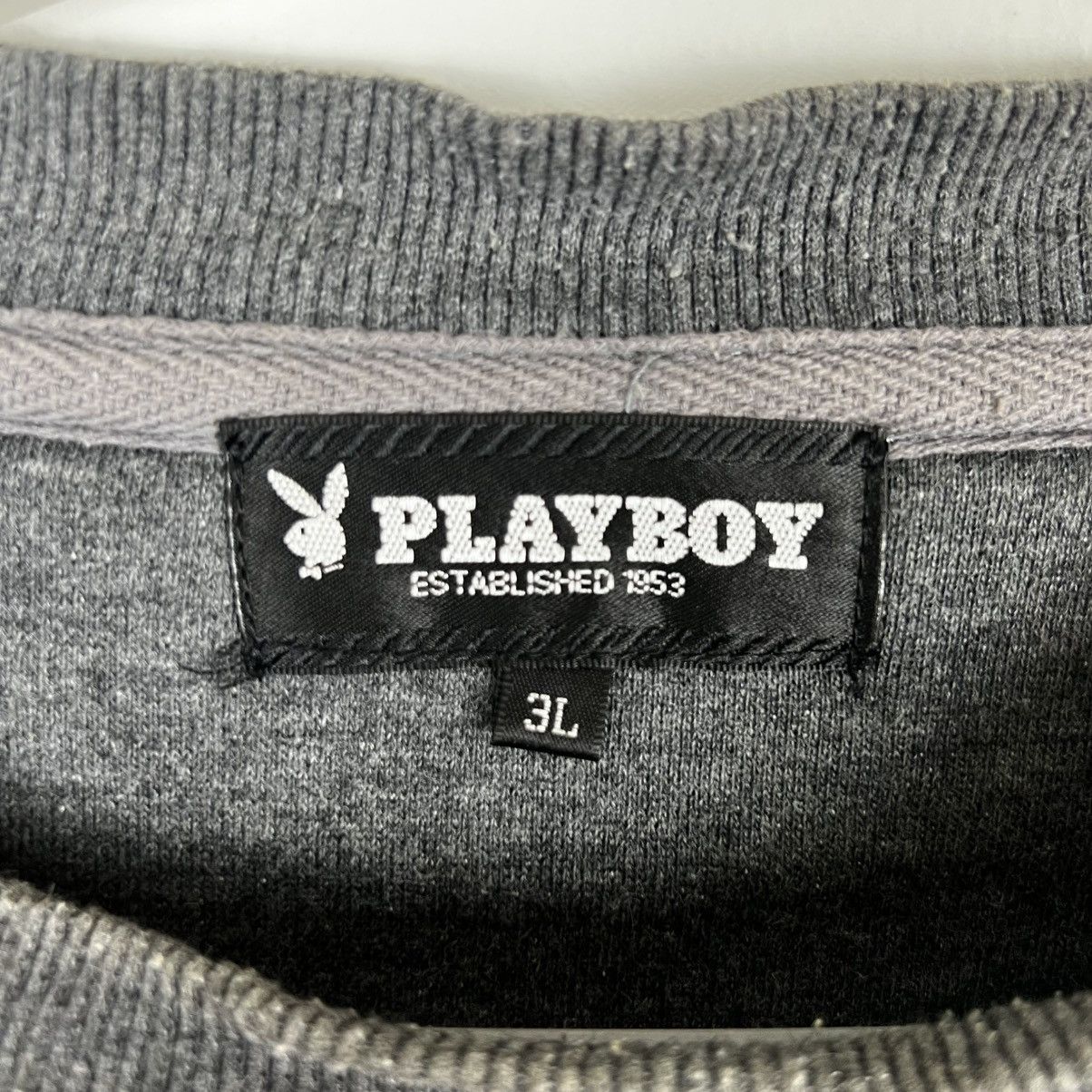 Playboy Vintage Playboy Big Logo Black Sweatshirt Jumper Rare Size US XXL / EU 58 / 5 - 8 Thumbnail