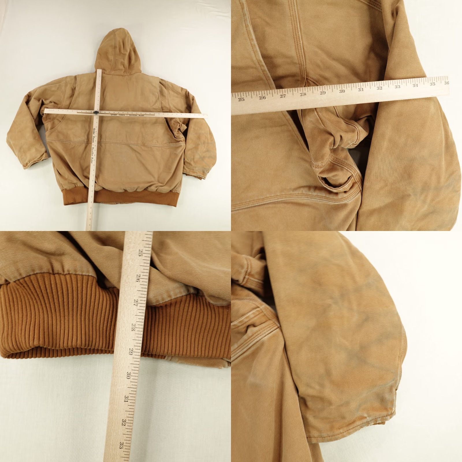 Carhartt Carhartt Jacket Men 3XL Brown Full Swing Canvas Duck Hooded Lined Zipper Pockets Regular Coat Size US XXL / EU 58 / 5 - 8 Thumbnail
