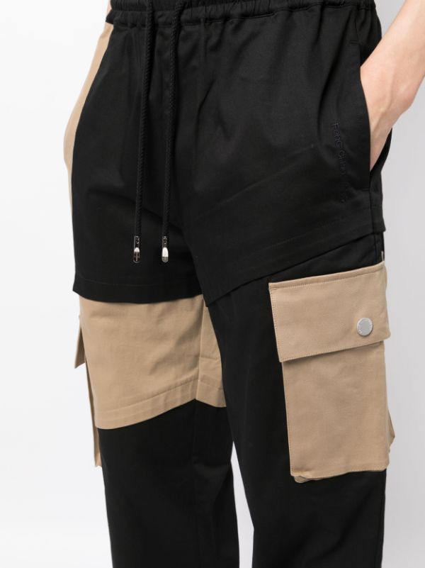 Feng Chen Wang Feng Chen Wang Color Block Panel Drawstring Pants Sz M Size US 32 / EU 48 - 4 Thumbnail