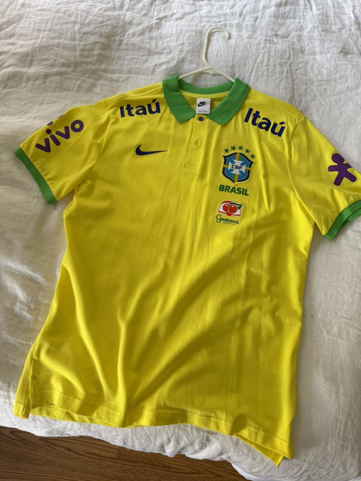 Nike team brazil polo shirt
