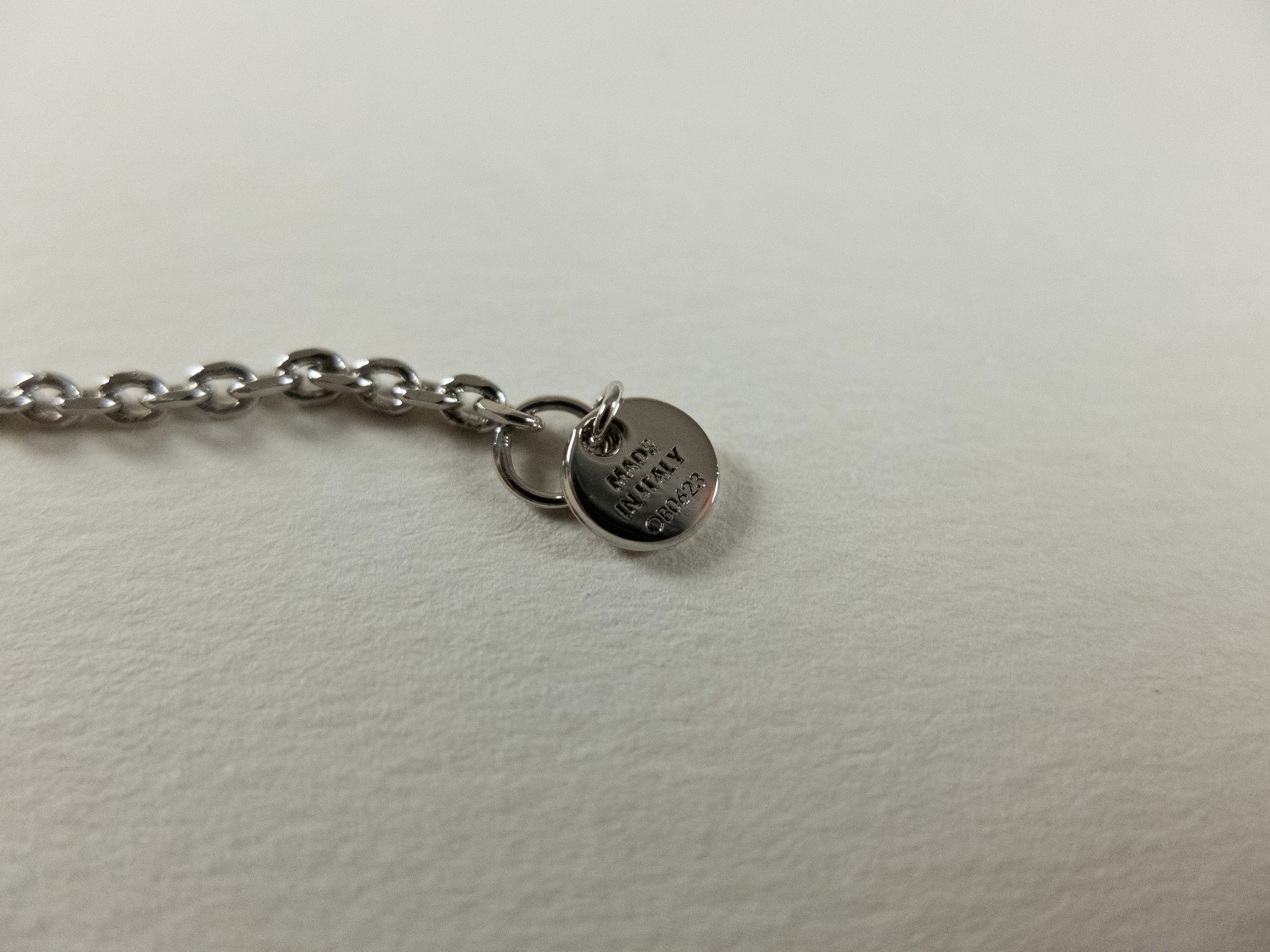 Fendi FENDI Roma palladium metal logo bracelet Medium Size ONE SIZE - 6 Thumbnail