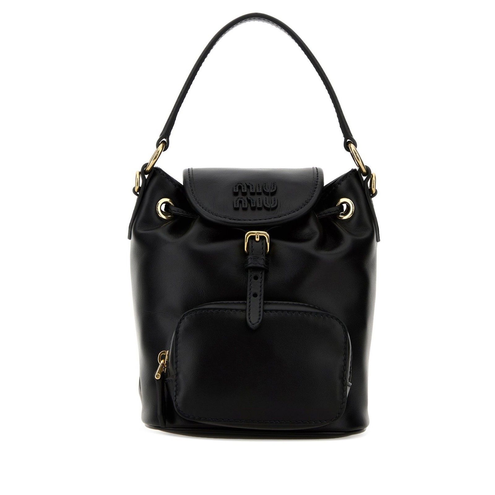 Miu Miu MIU MIU Black Leather Backpack New & Authentic Size ONE SIZE - 1 Thumbnail
