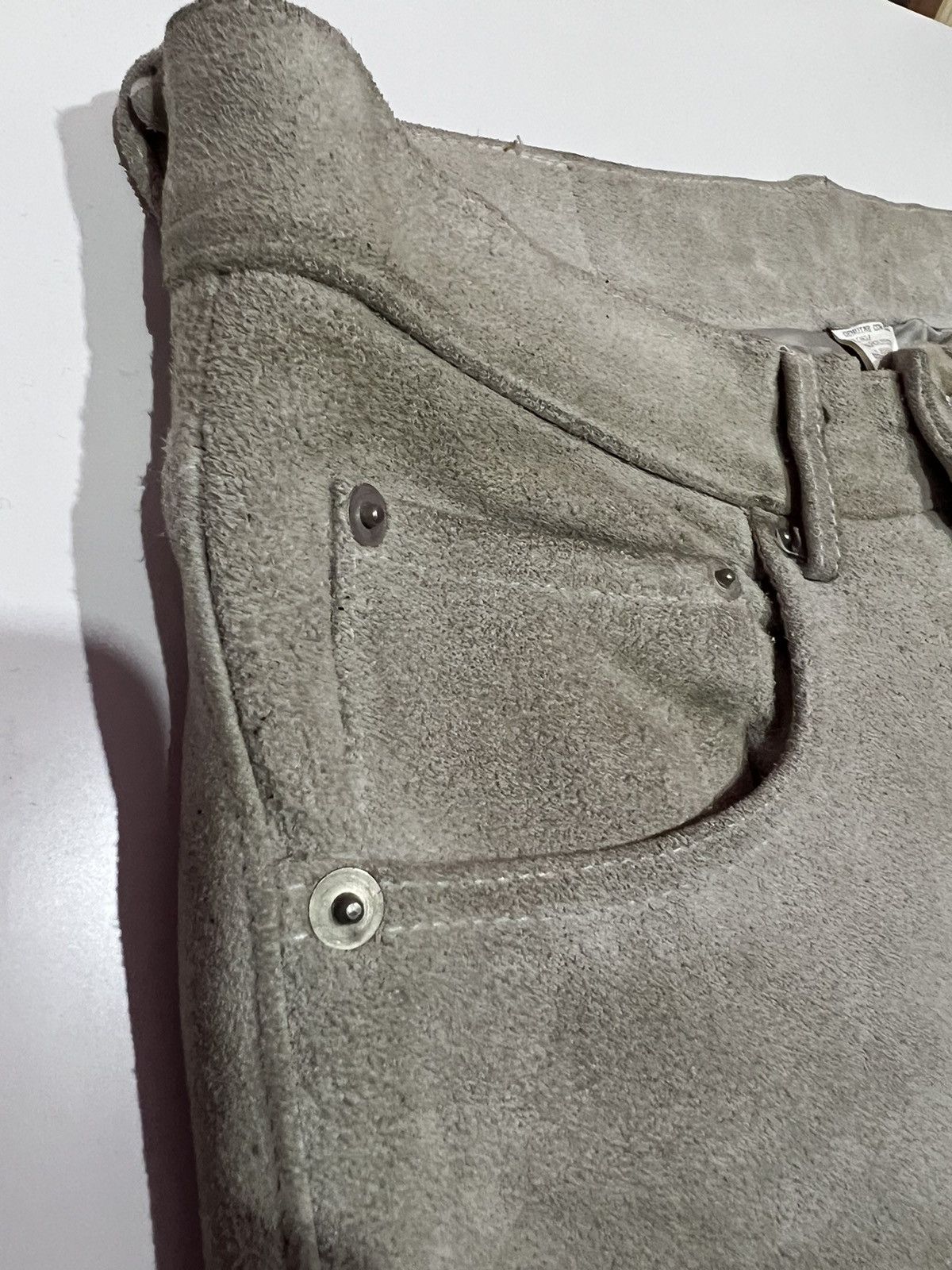 GOODENOUGH 🔥 Good Enough Hiroshi Fujiwara suede Leather GDEH pants Size US 32 / EU 48 - 7 Thumbnail