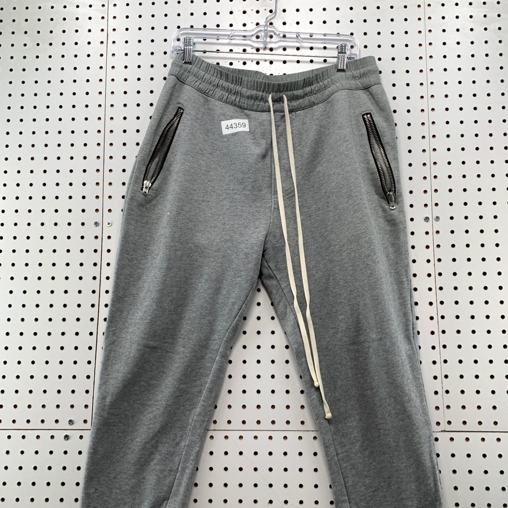 Fear of God Fear Of God FOG Essentials Pants Men L Gray Jogger Zip Ankle 34x30 Size US 33 - 2 Thumbnail