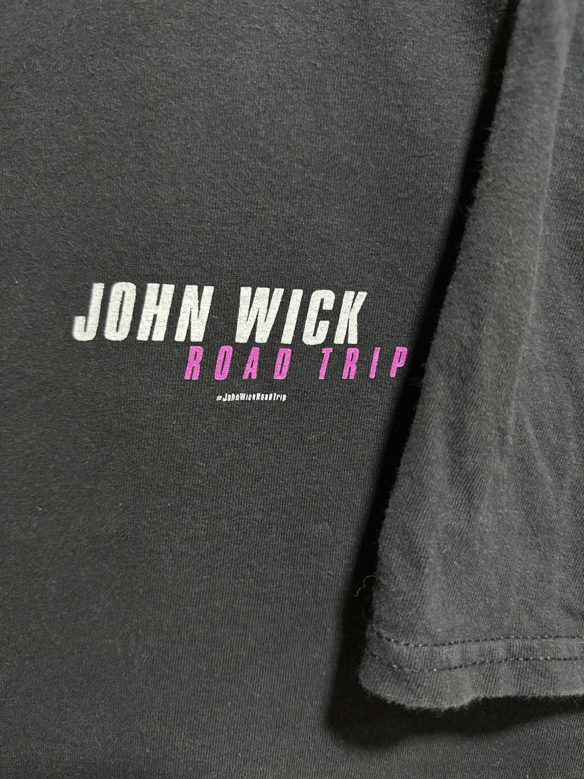 Vintage Thrashed Rare John Wick Road Trip Movie Tee Size US XL / EU 56 / 4 - 4 Thumbnail