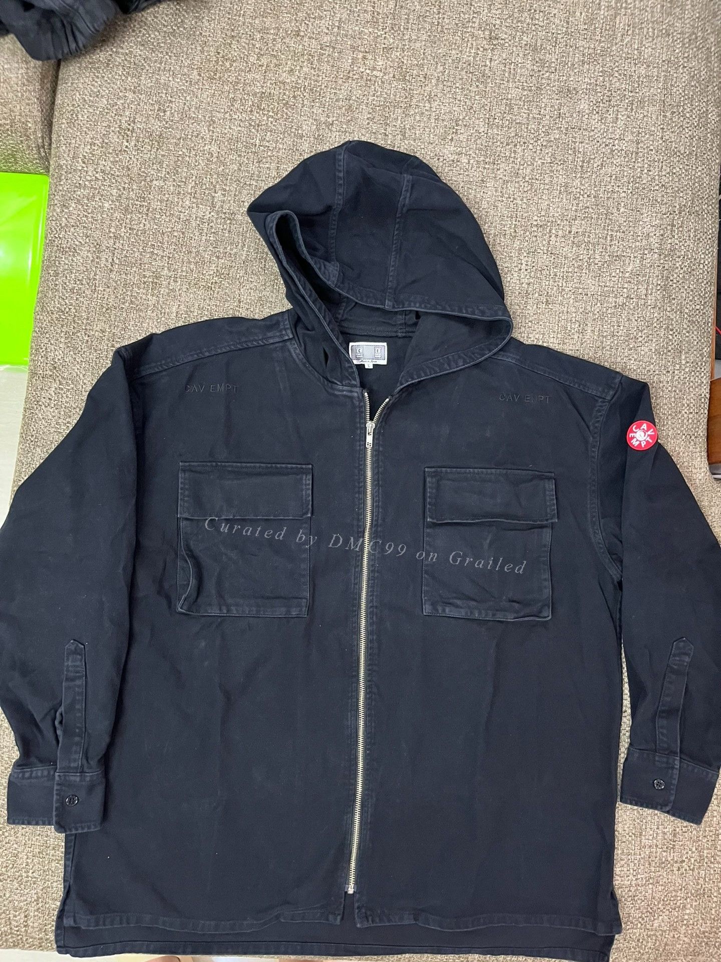 Cav Empt CAVEMPT C.E Hooded Zip Washed Jacket Size US L / EU 52-54 / 3 - 1 Thumbnail