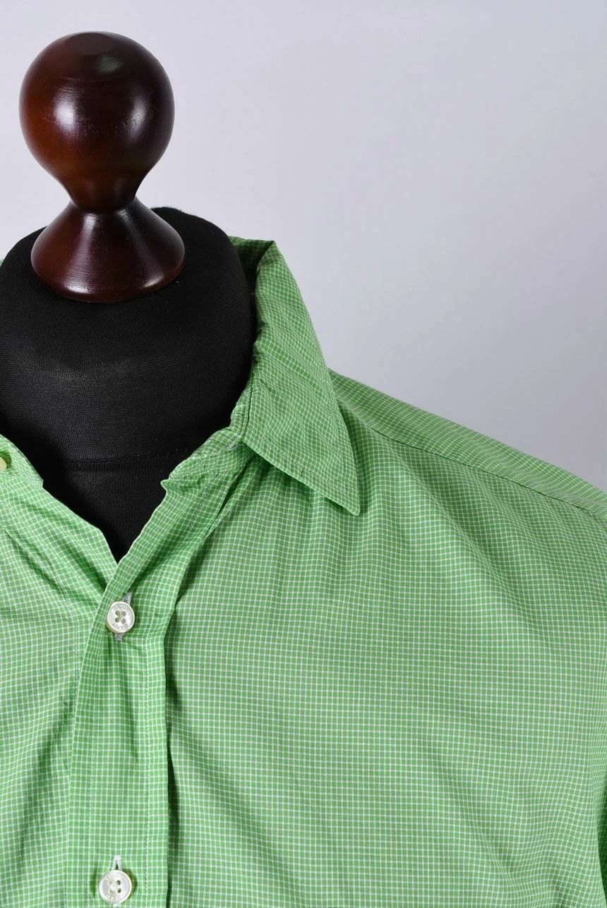 Gant Gant Manhattan Poplin Short Sleeve Check Shirt Size US L / EU 52-54 / 3 - 2 Thumbnail