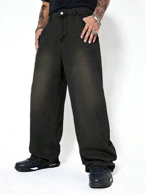 Jean Washed Baggy Denim Jeans Skate Size US 34 / EU 50 - 2 Thumbnail