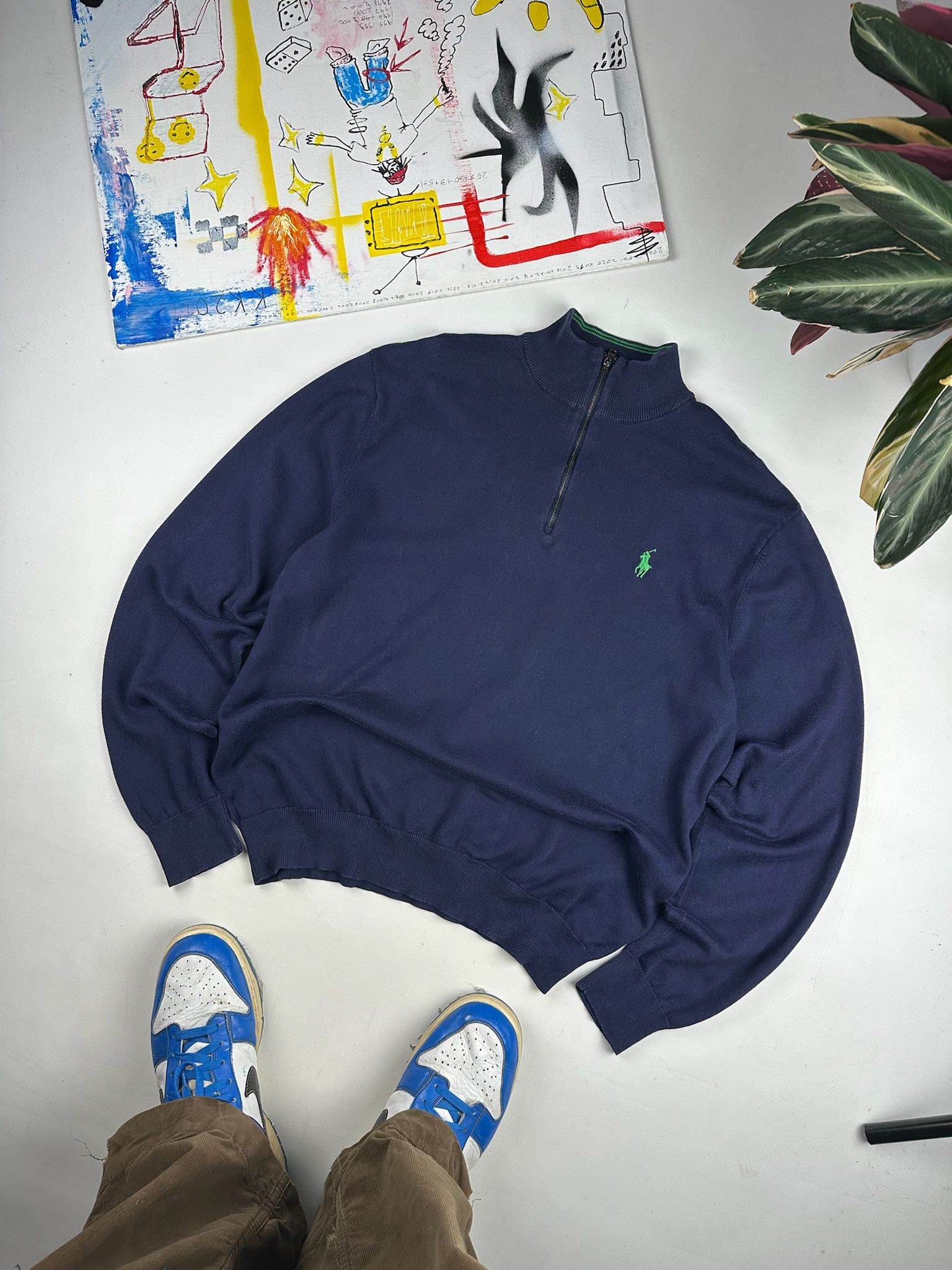 Polo Ralph Lauren Vintage Polo Ralph Lauren Golf Half Zip Sweater 1/4 zip Size US L / EU 52-54 / 3 - 1 Thumbnail